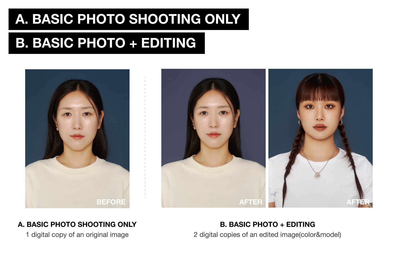 Korean Photo Shooting Experience in Hongdae