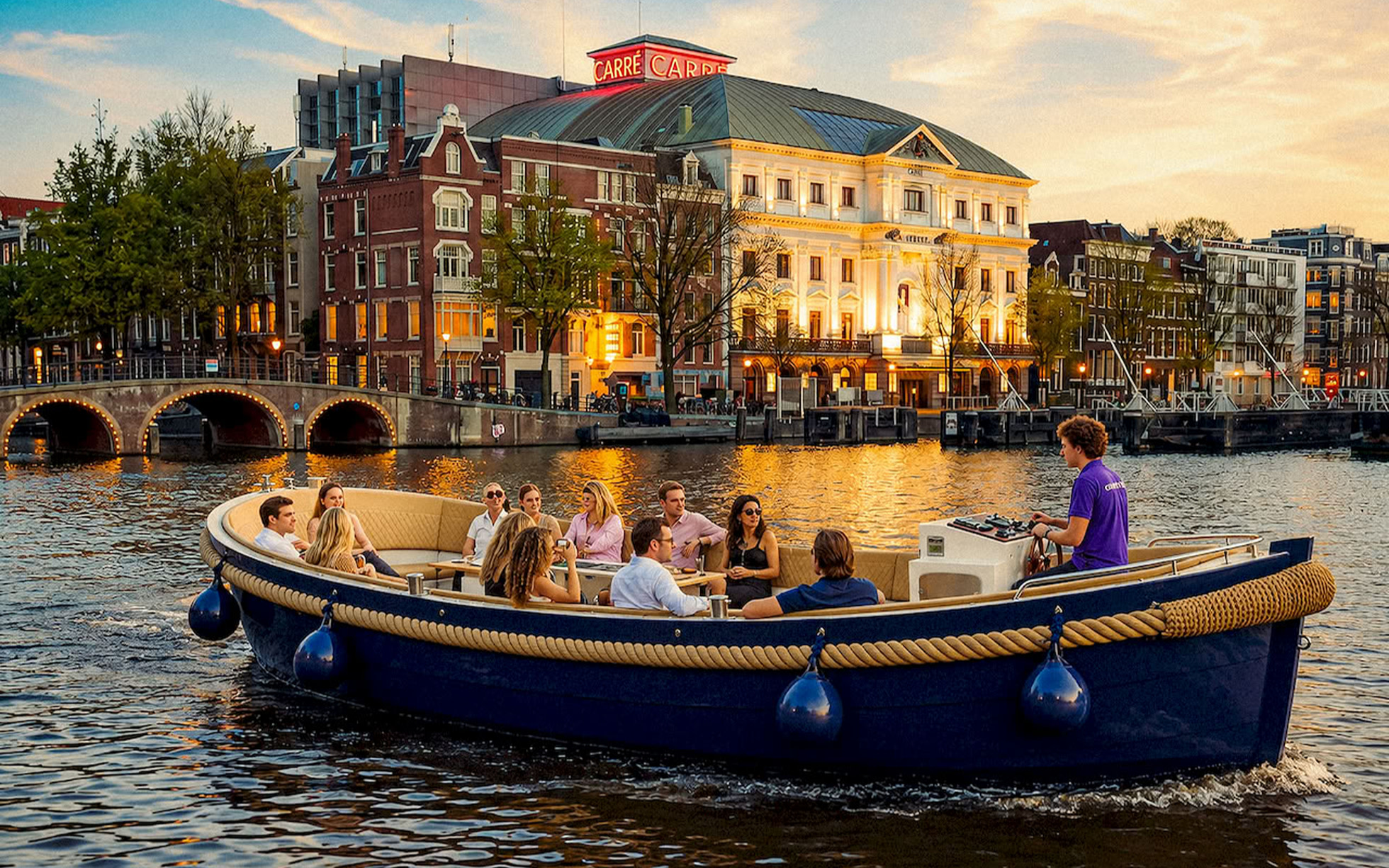 Amsterdam Luxury Canal Cruise with Heineken Experience Ticket