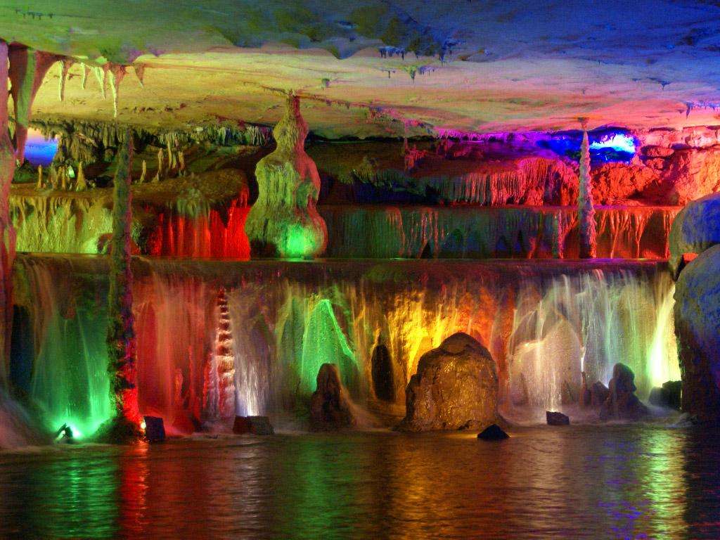 桂林古東瀑布&灕江冠巖包車遊覽