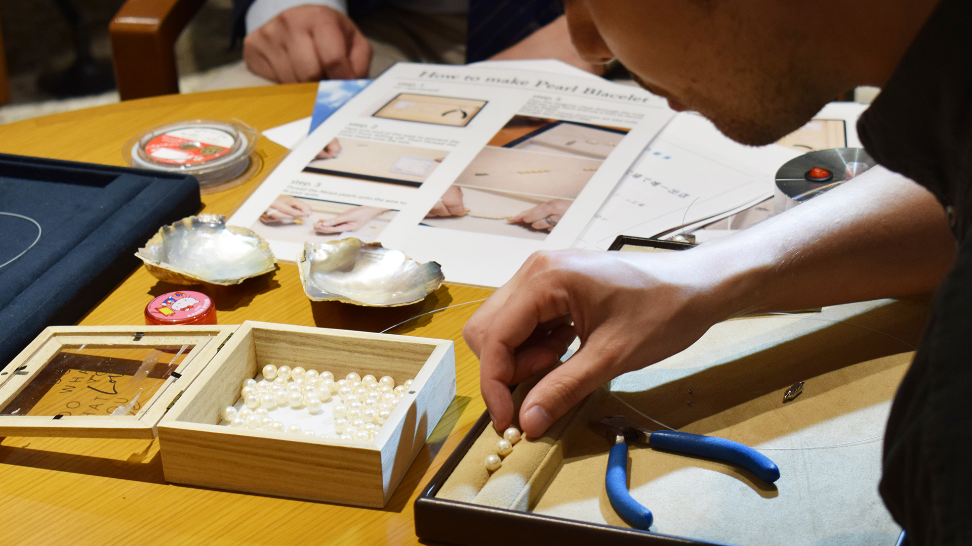 日本珍寶：體驗製作阿古屋珍珠手鍊（京都）