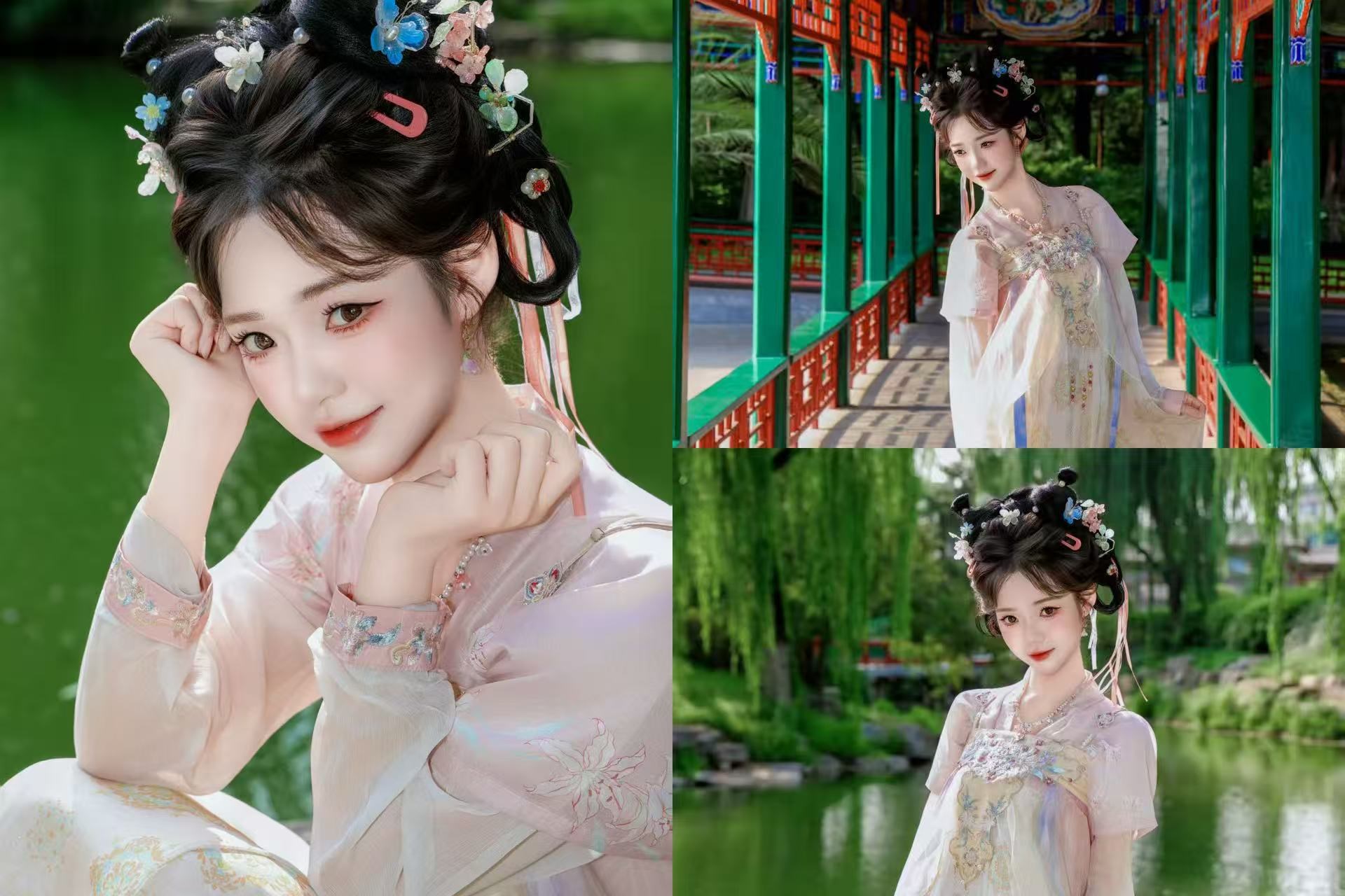 化妝師們在遵循傳統妝容特點的基礎上，巧妙地結合現代審美，讓這些妝容既有古典韻味，又不失時尚感，能夠更好地迎合當下人們的喜好