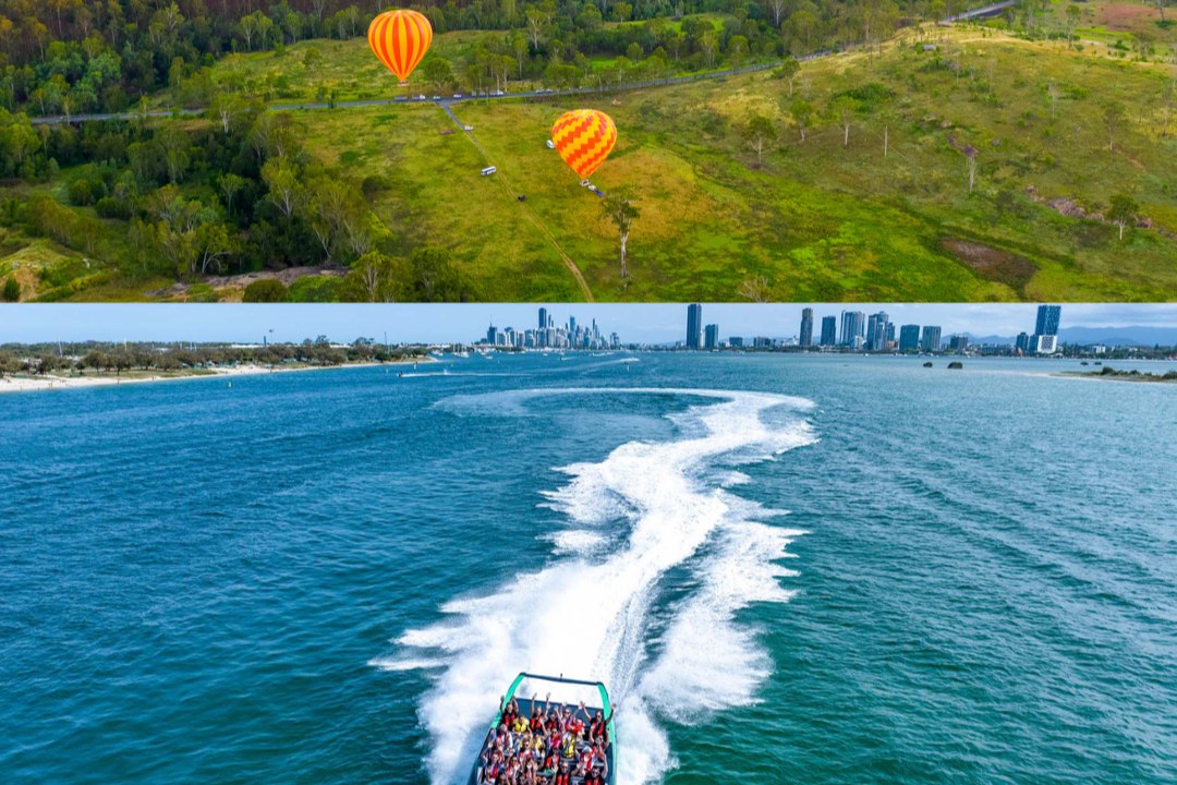 [Combo] Hot Air Balloon and Arro Jet Boat in Gold Coast