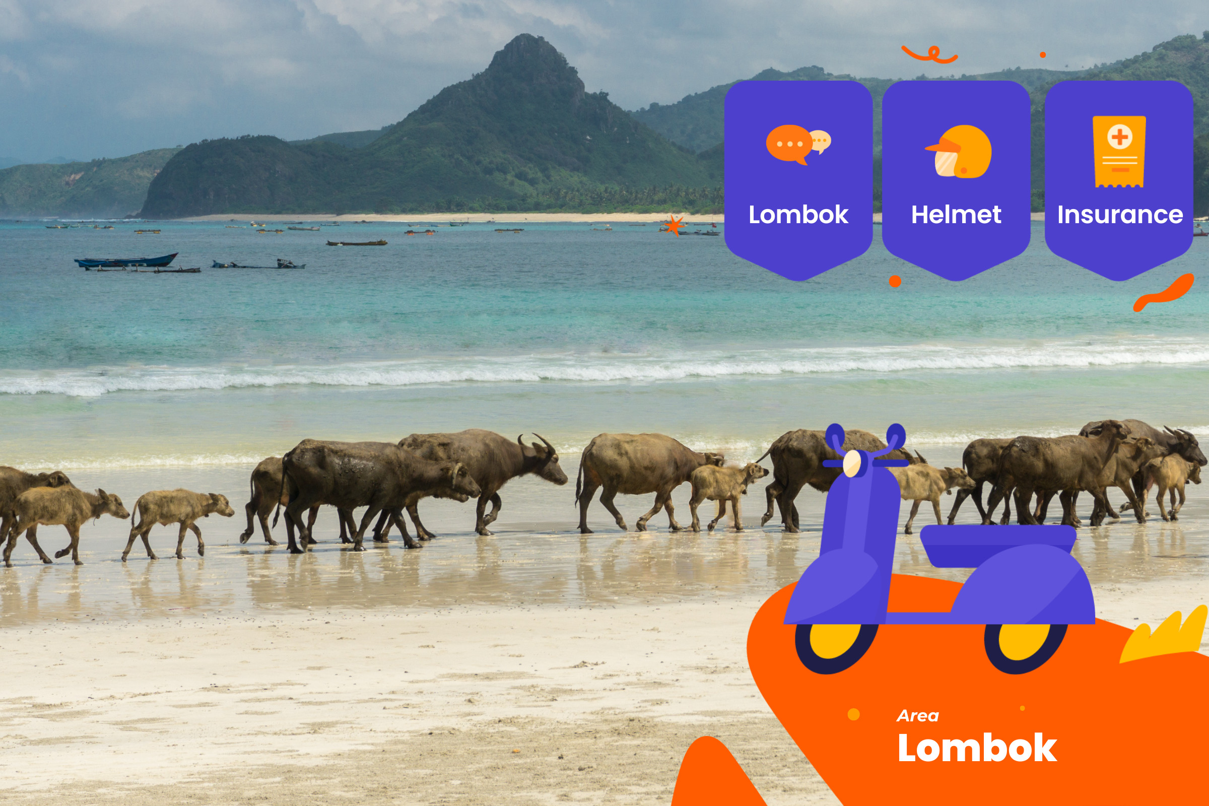 Scooter & Motorbike Rental in Lombok