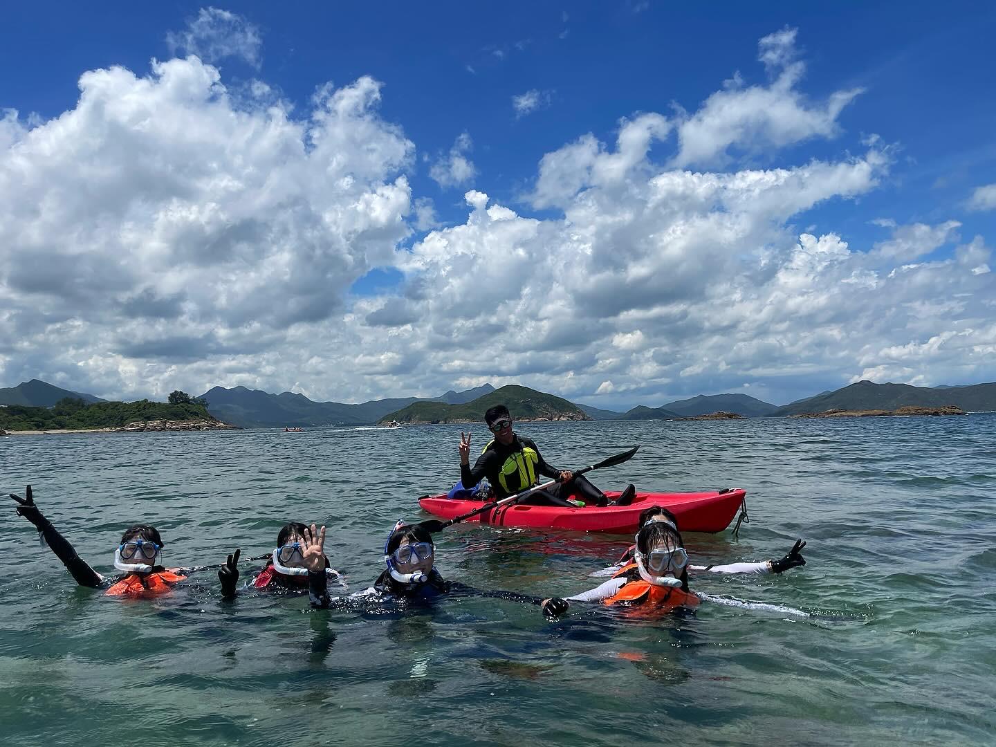 西貢｜綠蛋島及獨木舟浮潛體驗一天團