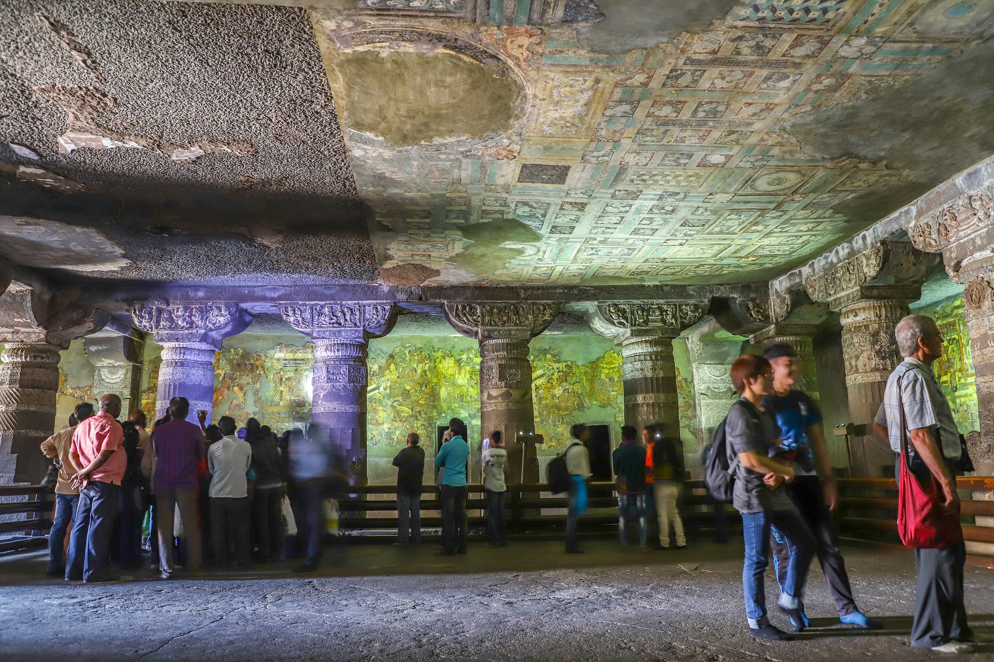 A Day Trip of Ajanta &amp; Ellora  Caves from Aurangabad with Guide.