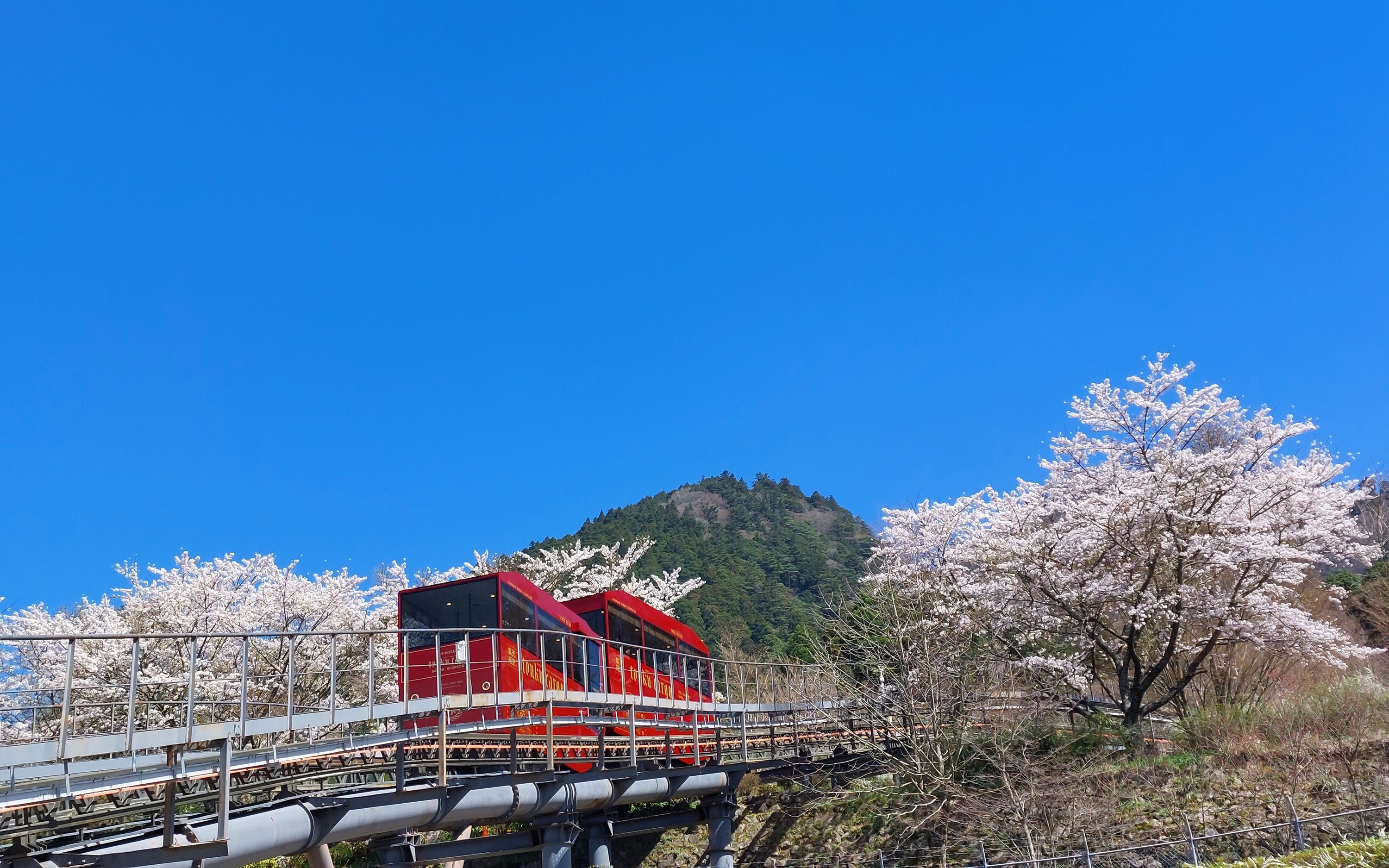 YokaBus Kirin Beer Fukuoka, Akizuki Castle Ruins, Hikosan Slopecar