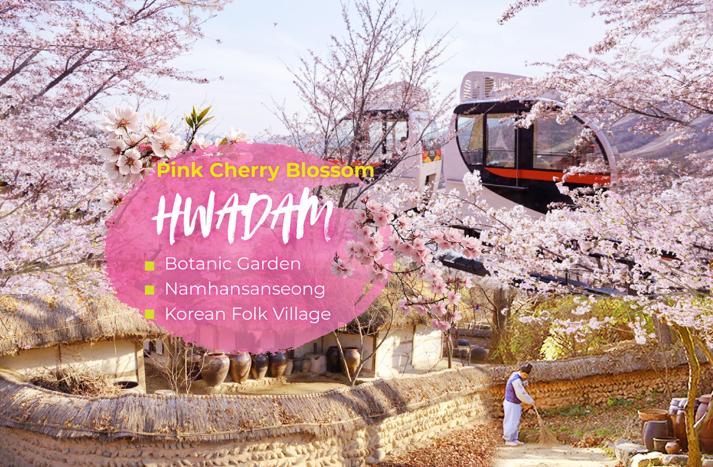 和談林植物園 & 南漢山城 & 民俗村一日遊