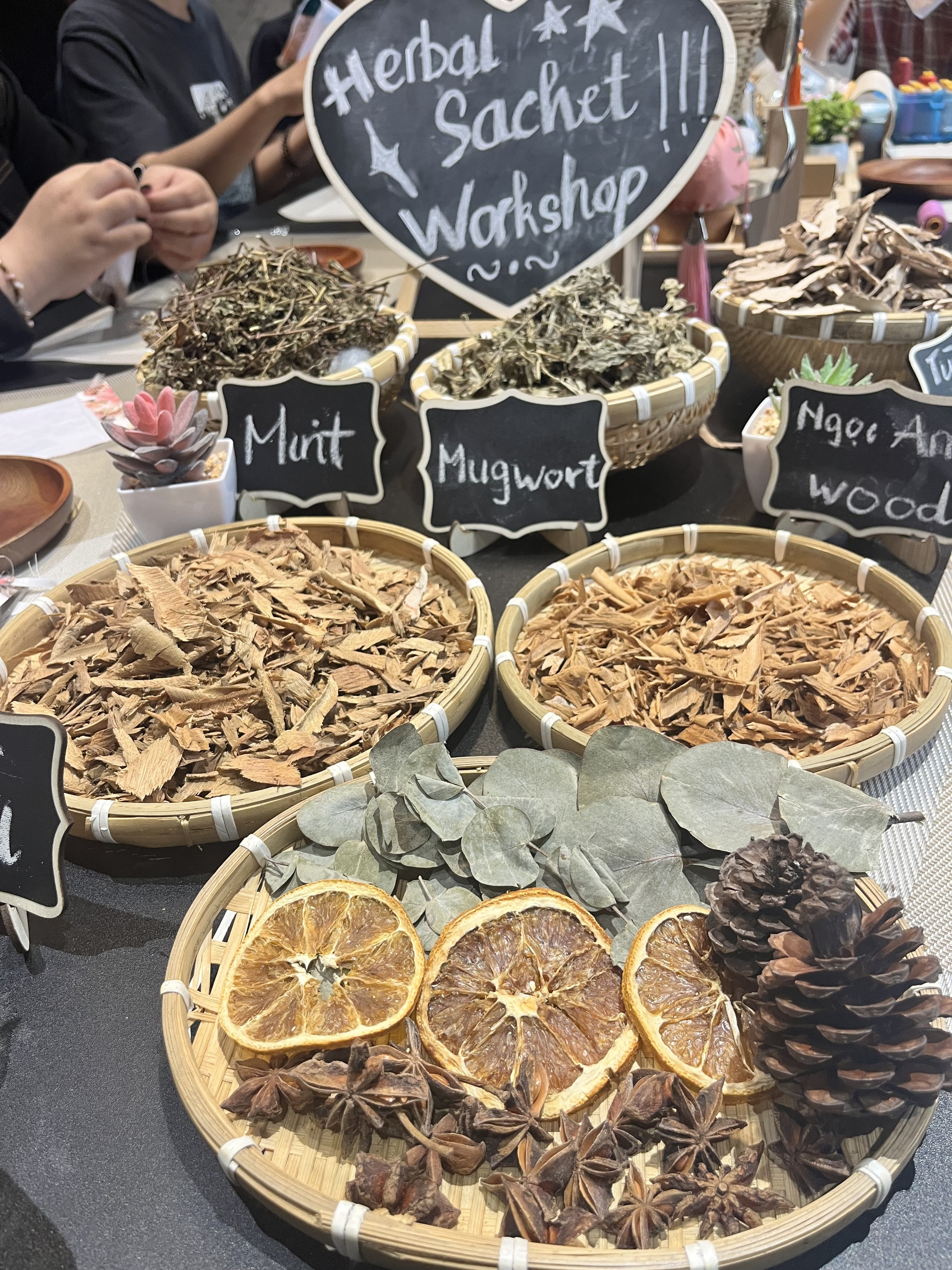 Traditional Vietnamese Herbal Sachet Crafting in Ho Chi Minh City