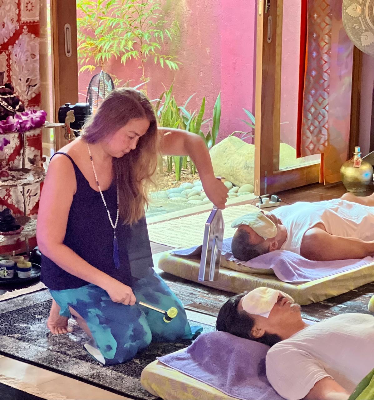 長灘島頌缽聲療體驗（Tirta Spa Boracay 提供）