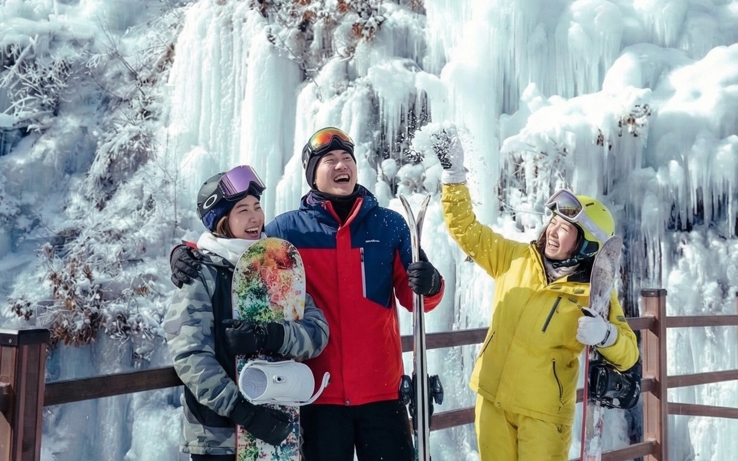 Elysian Gangchon Winter Ski / Eobi Ice Valley Day Tour from Seoul