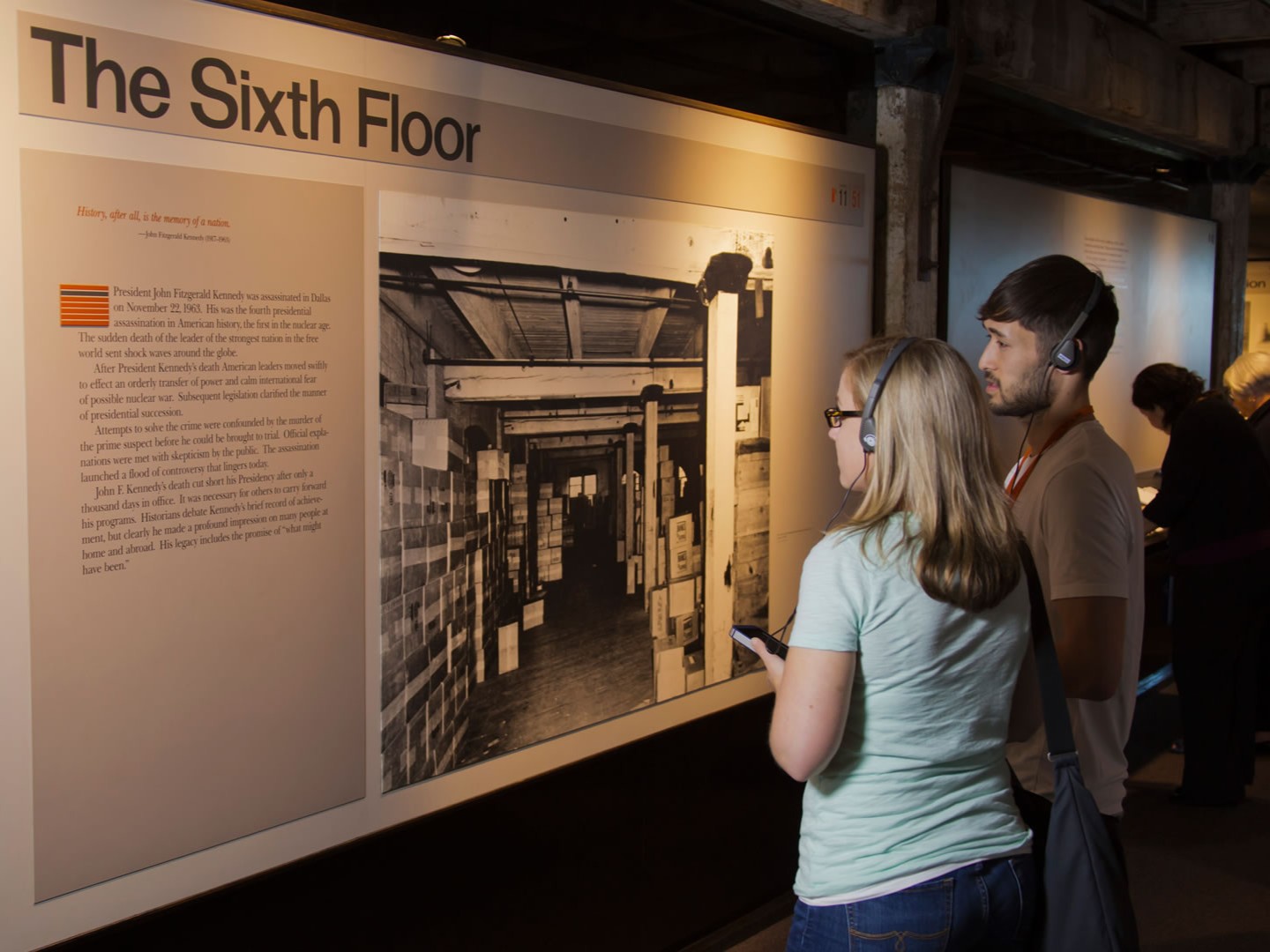 Step inside where the story of JFK’s life and assassination unfolds through powerful exhibits
