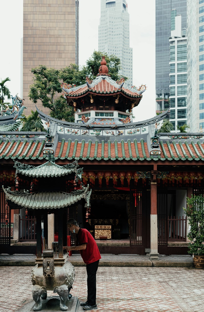 新加坡寺廟徒步之旅