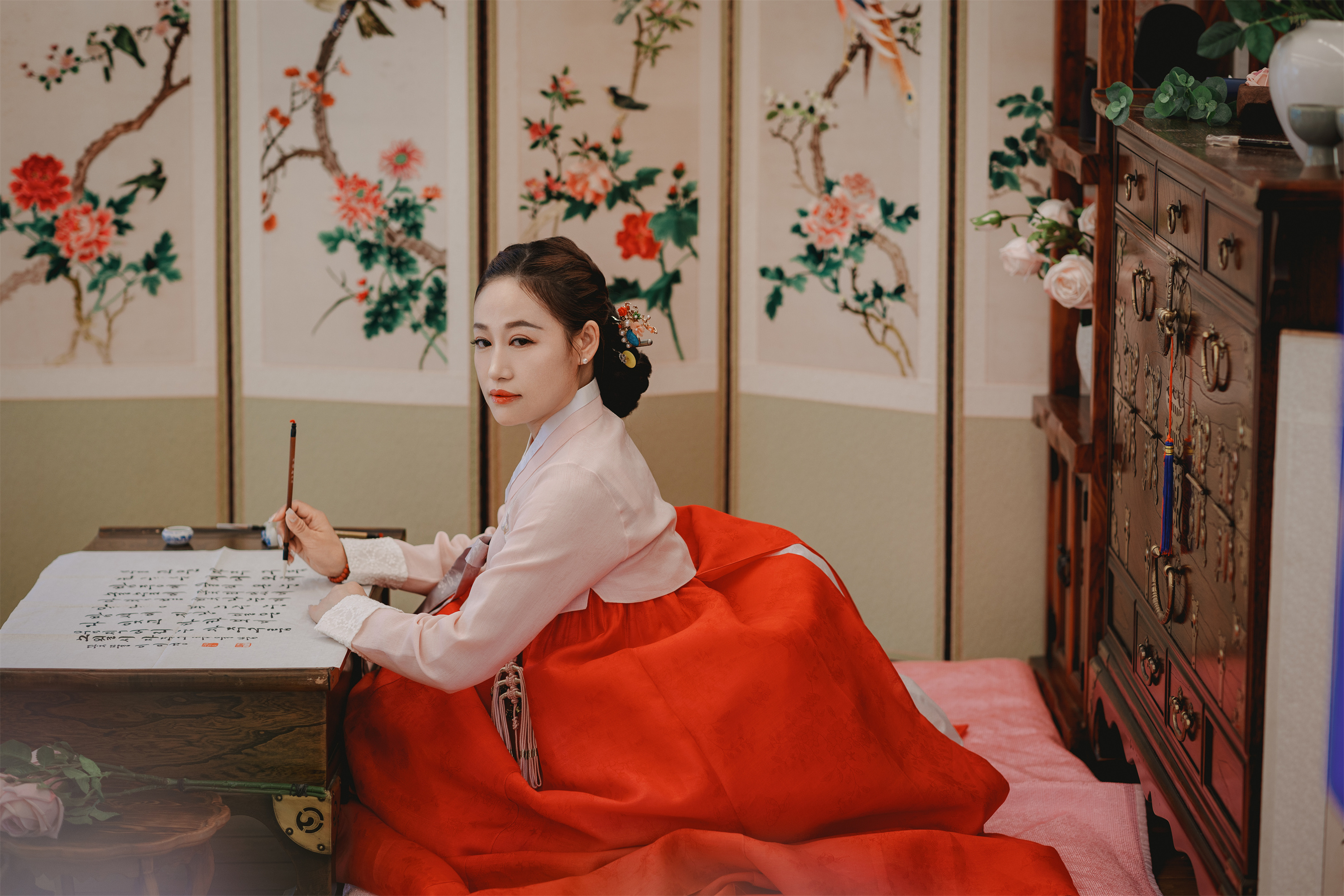 濟州島傳統韓服室內寫真體驗 (Traditional Hanbok Indoor Studio Photoshoot Experience in Jeju)