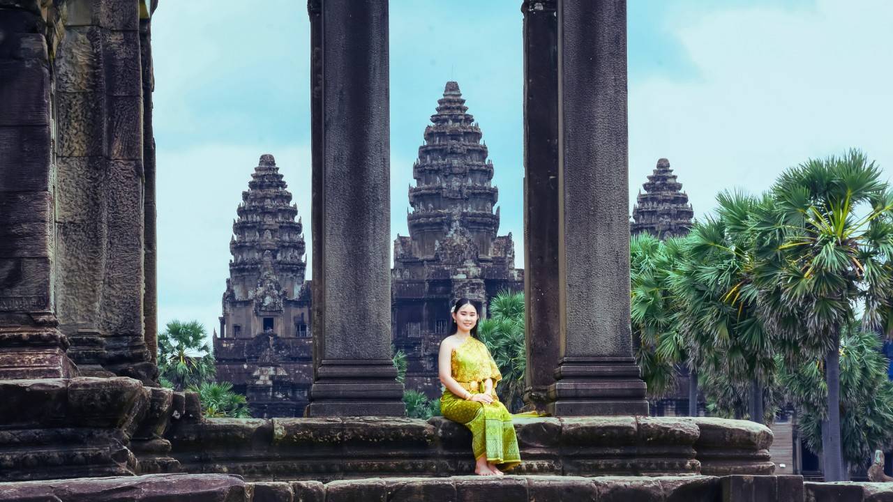 吳哥窟 (Angkor Wat) 高棉傳統服飾體驗之旅
