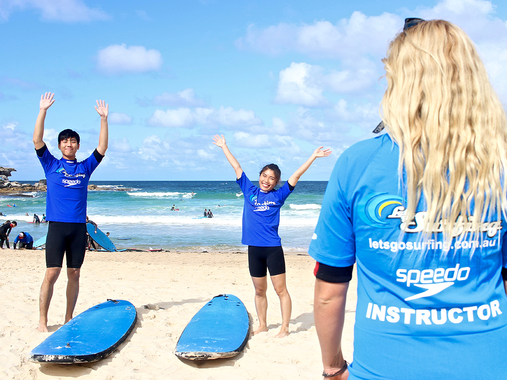 澳洲邦迪海灘2小時小團體衝浪課程