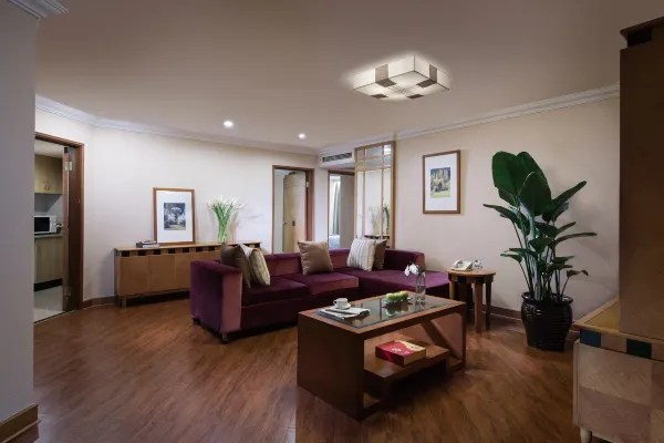 Hotel guest room living room display picture