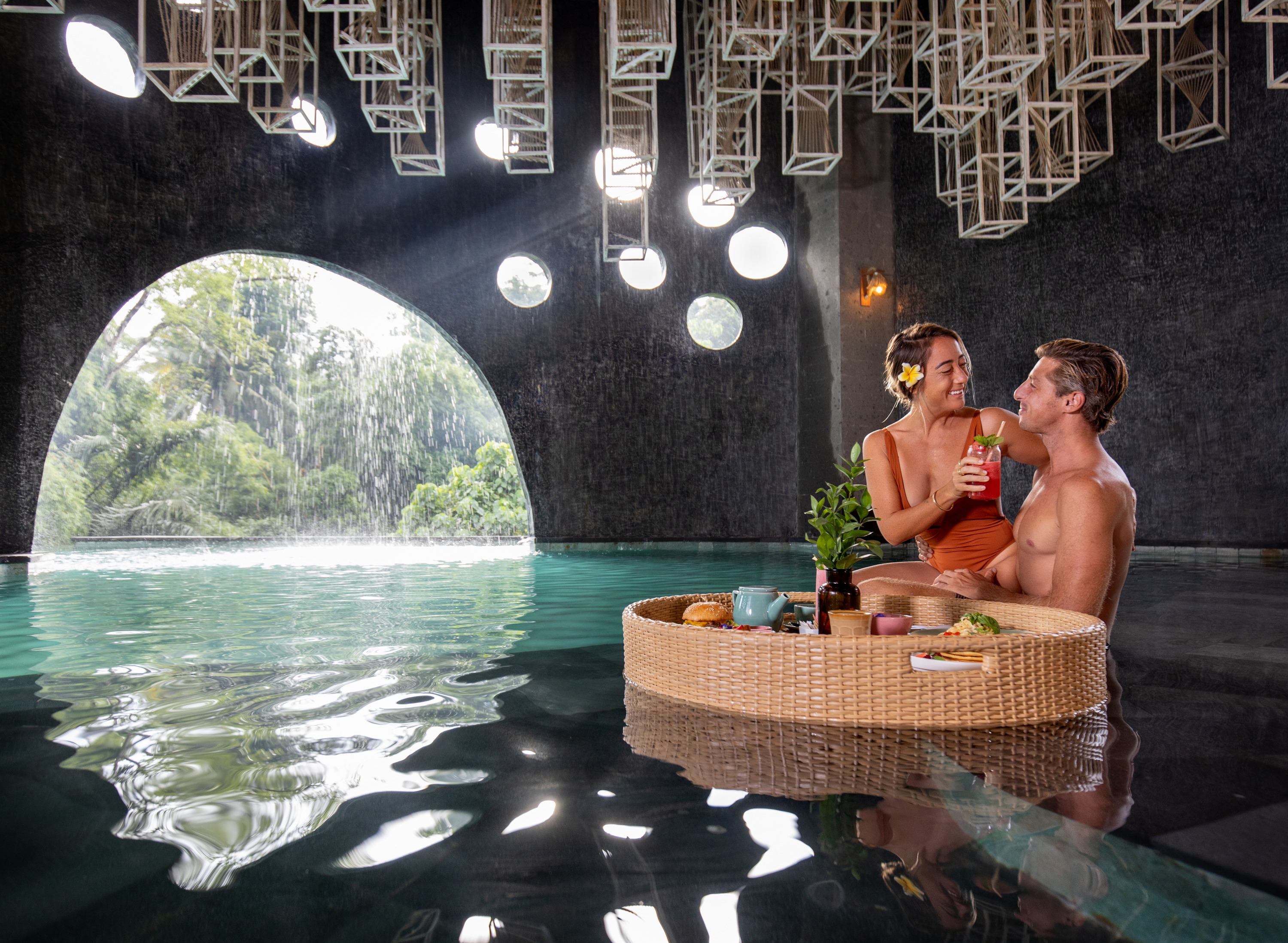 烏布峇里島特拉加辛哈熱帶河流俱樂部通行證 (Tlaga Singha Tropical River Club Pass in Ubud Bali)