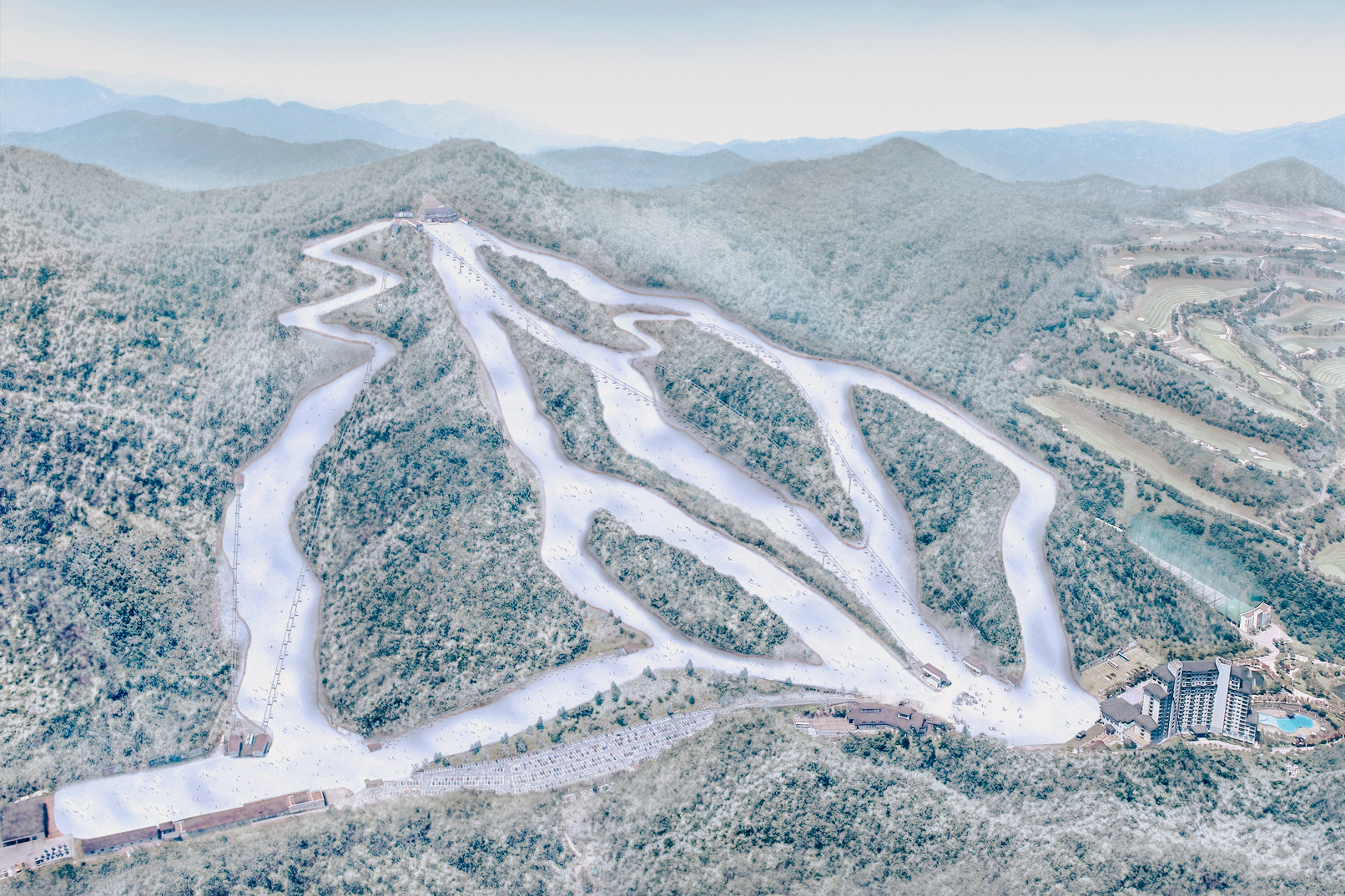 Elysian伊利希安江村滑雪度假村的各種滑雪道