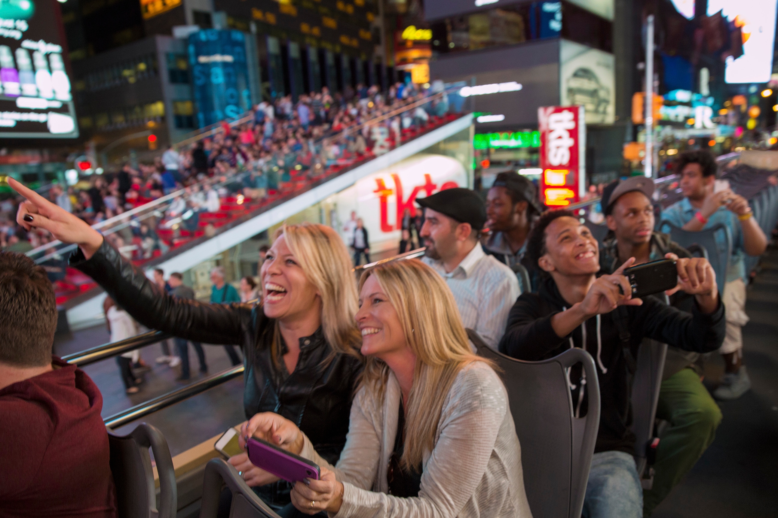 New York Open-Top Night Bus Tour 