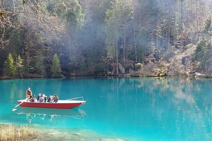 Nature Park Blue Lake, Suspension Bridge and City of Thun Tour