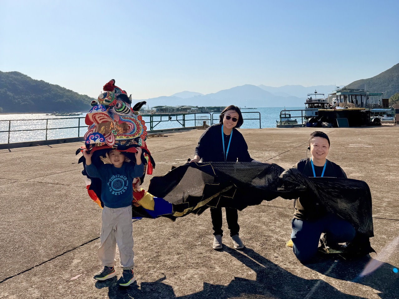 Kau Sai Chau, Hung Shing Temple, Hong Kong UNESCO Global Geopark (Yacht Cruise through Four Sea Arches Volcano in Hong Kong)