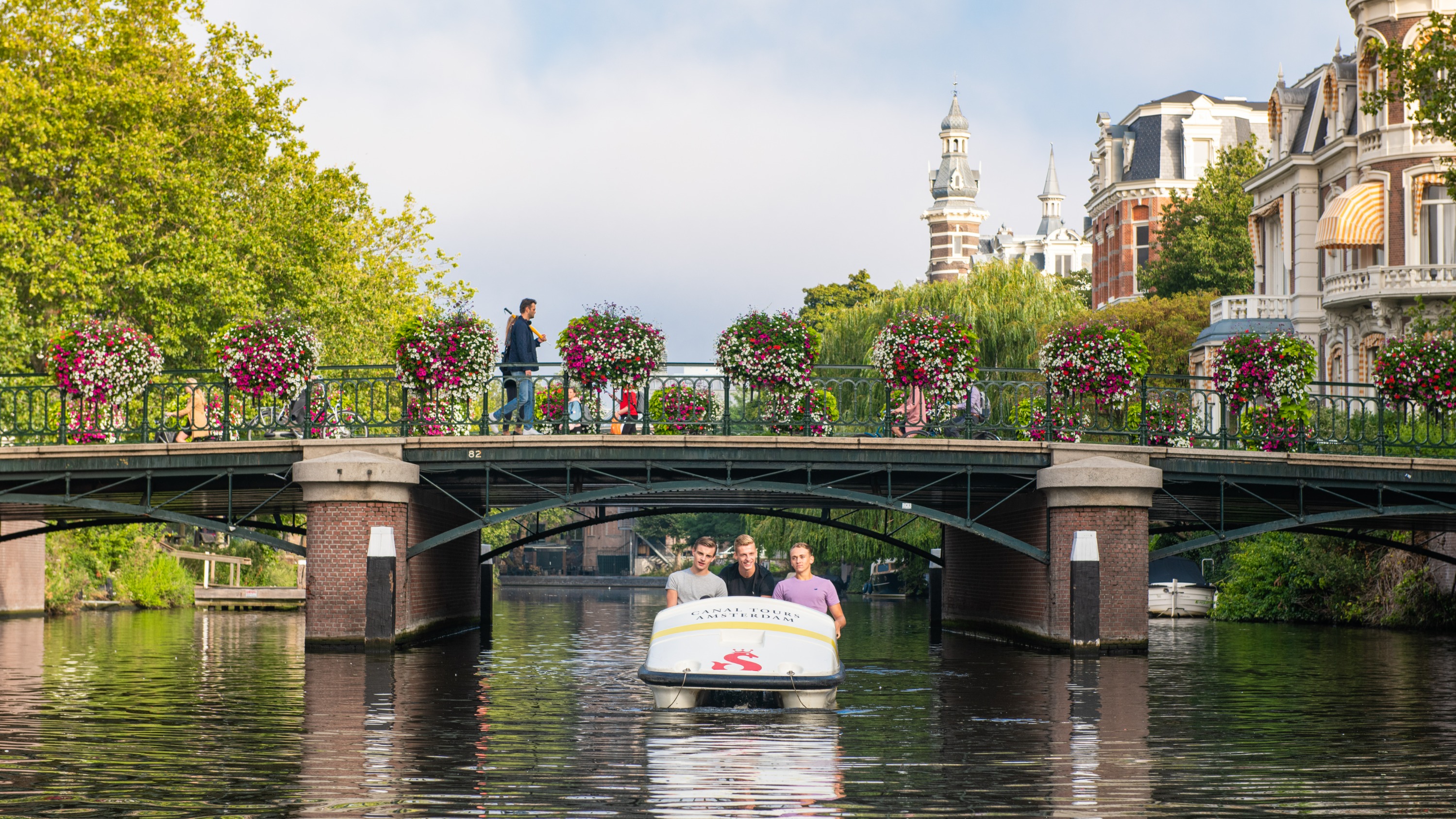 Pedal boat experience in Amsterdam