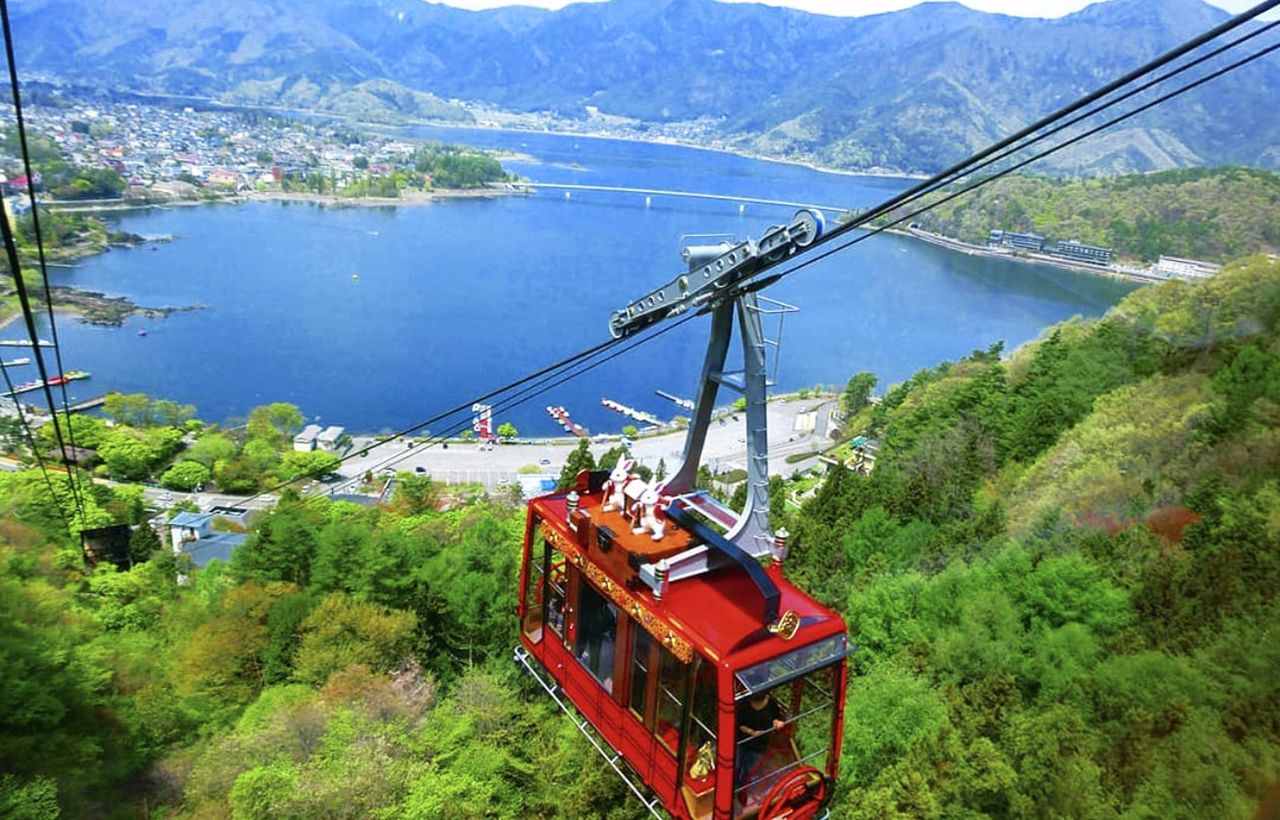富士山山中湖單車騎行 河口湖纜車 抹茶體驗 網紅景點打卡二日遊｜4~9人精品小團｜東京/新宿出發