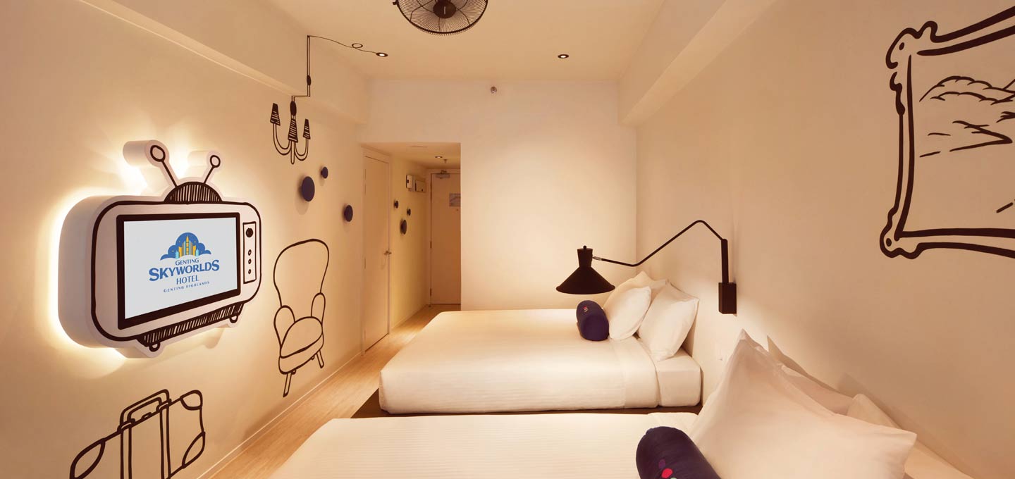 SkyWorlds 飯店四人房