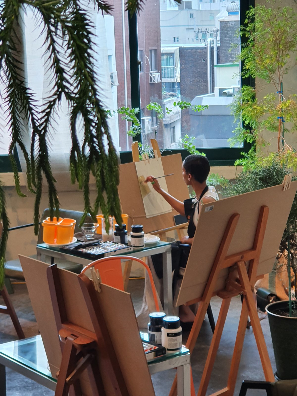 首爾壓克力顏料朝鮮王朝繪畫課 (Joseon Dynasty Painting Session with Acrylics in Seoul)