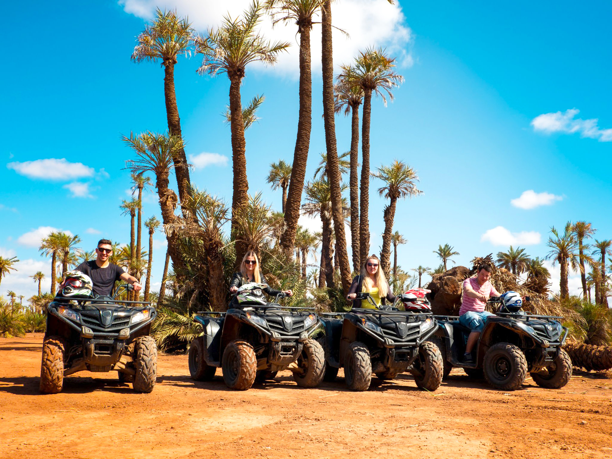 Marrakech : Quad Bike Palmeraie Adventure With Mint Tea