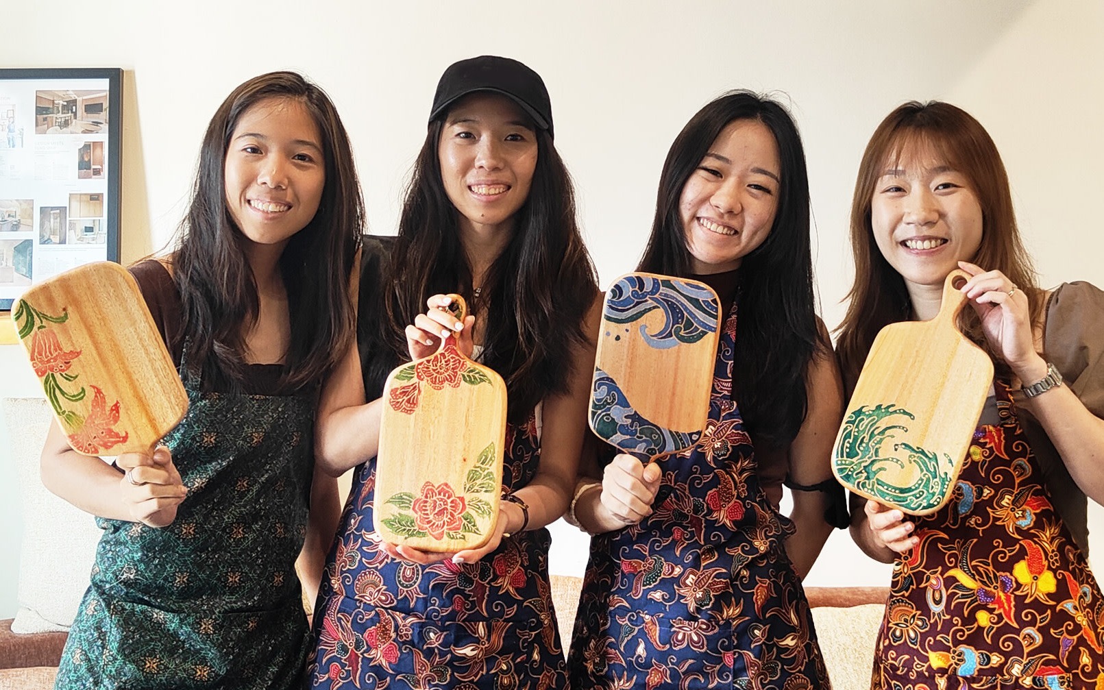 Batik on Woodenware Workshop in Singapore by Raya Artisans