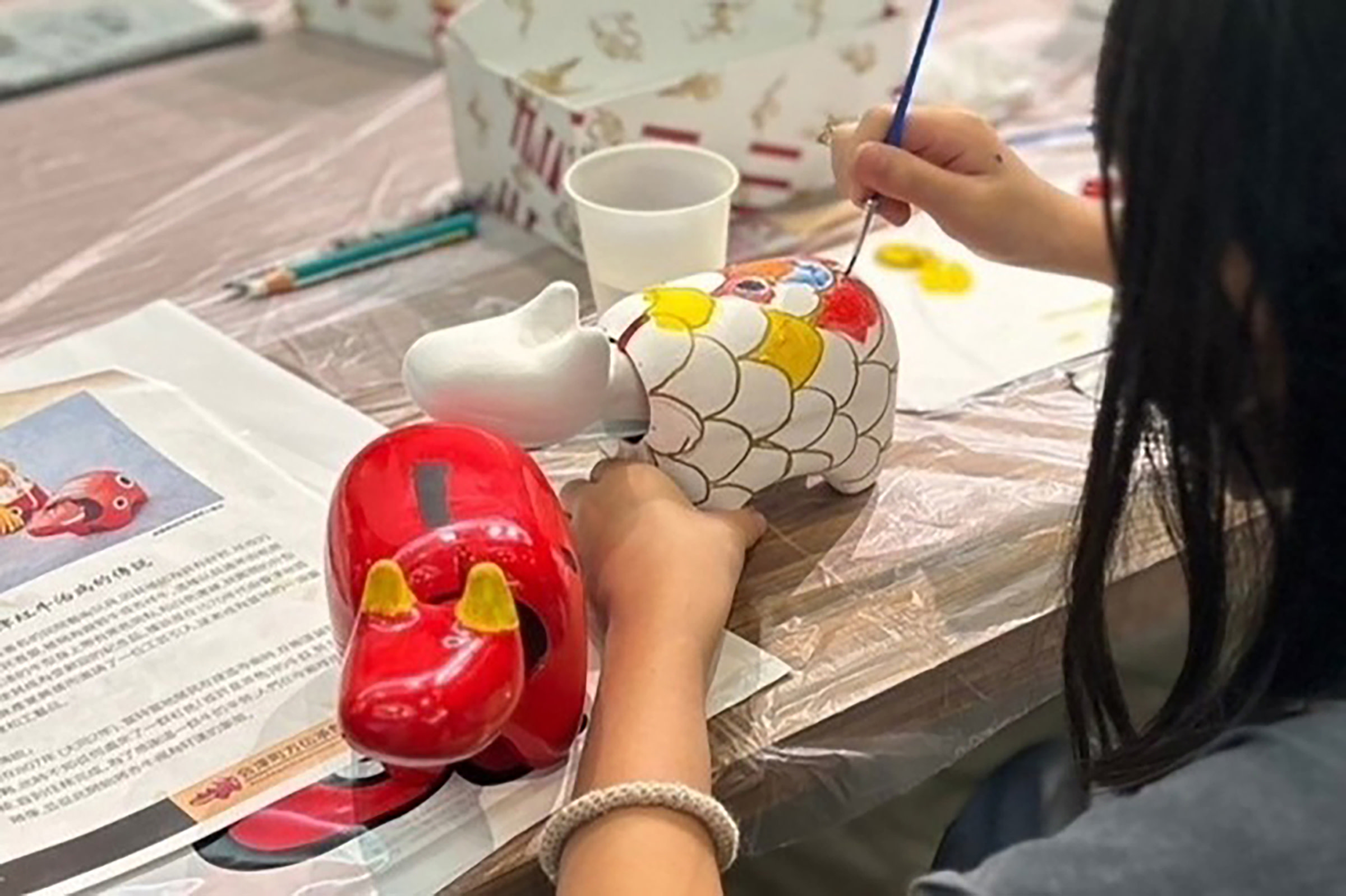 Aizuwakamatsu: Akabeko Painting Experience