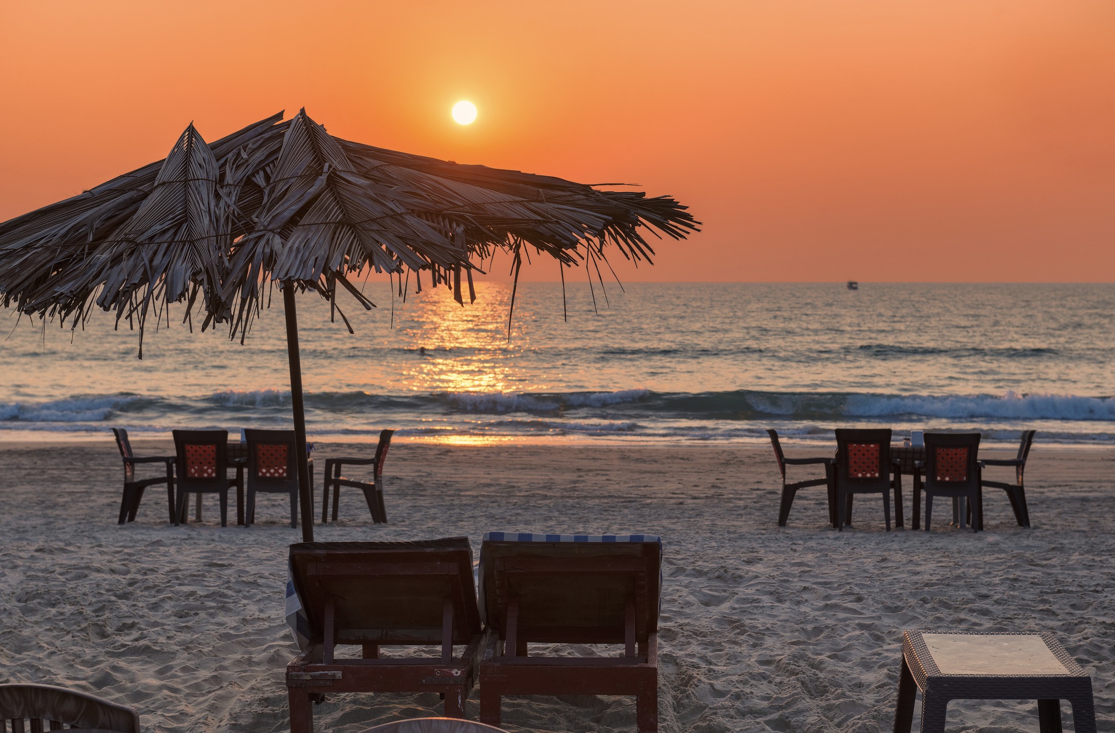 Sunset at Baga Beach