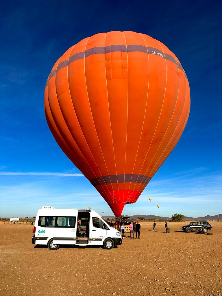 Hot Air Balloon Flight at Sunrise with Breakfast from Marrakech