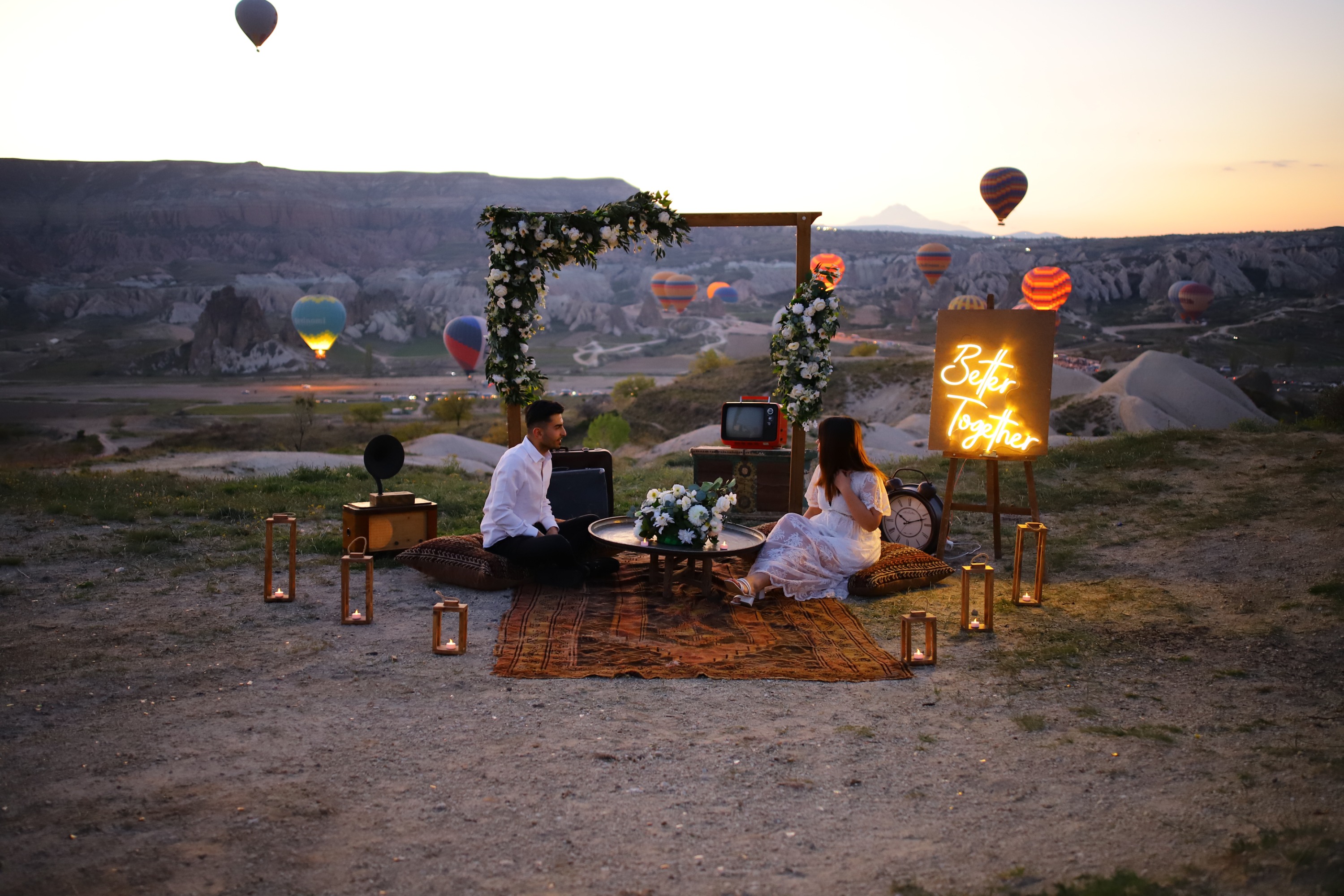 Love Valley Proposal Service with Transfers in Cappadocia