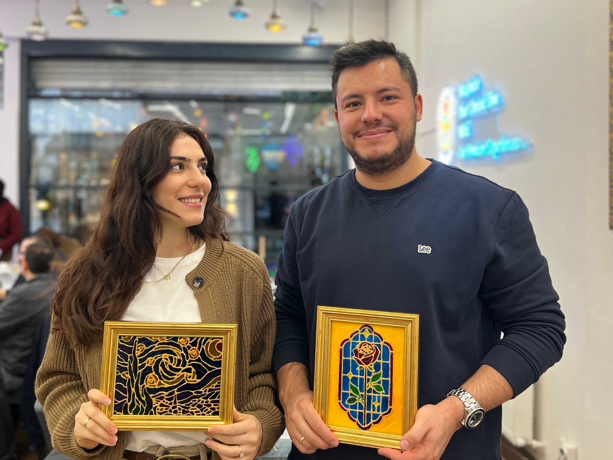 Traditional Stained Glass Painting Workshop in Cappadocia