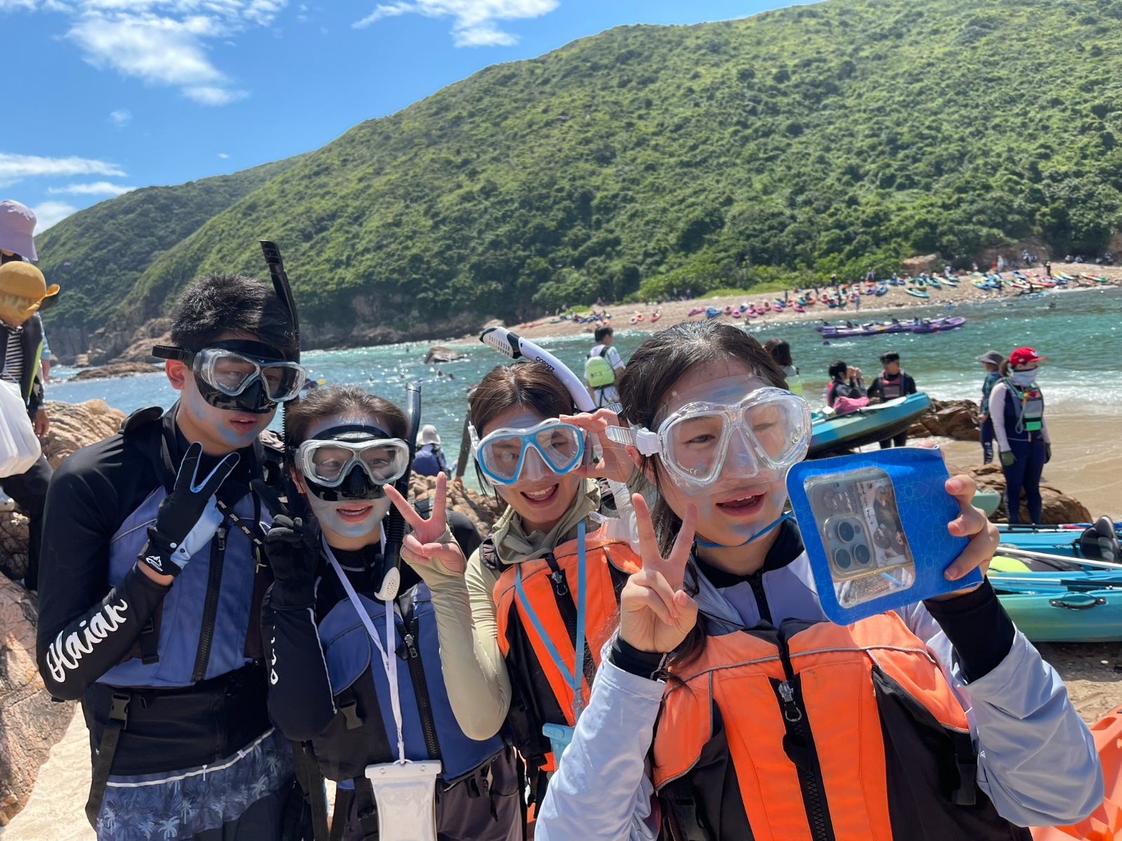 小坑口｜獨木舟租借 | 綠蛋島暢玩3小時(包浮潛鏡)