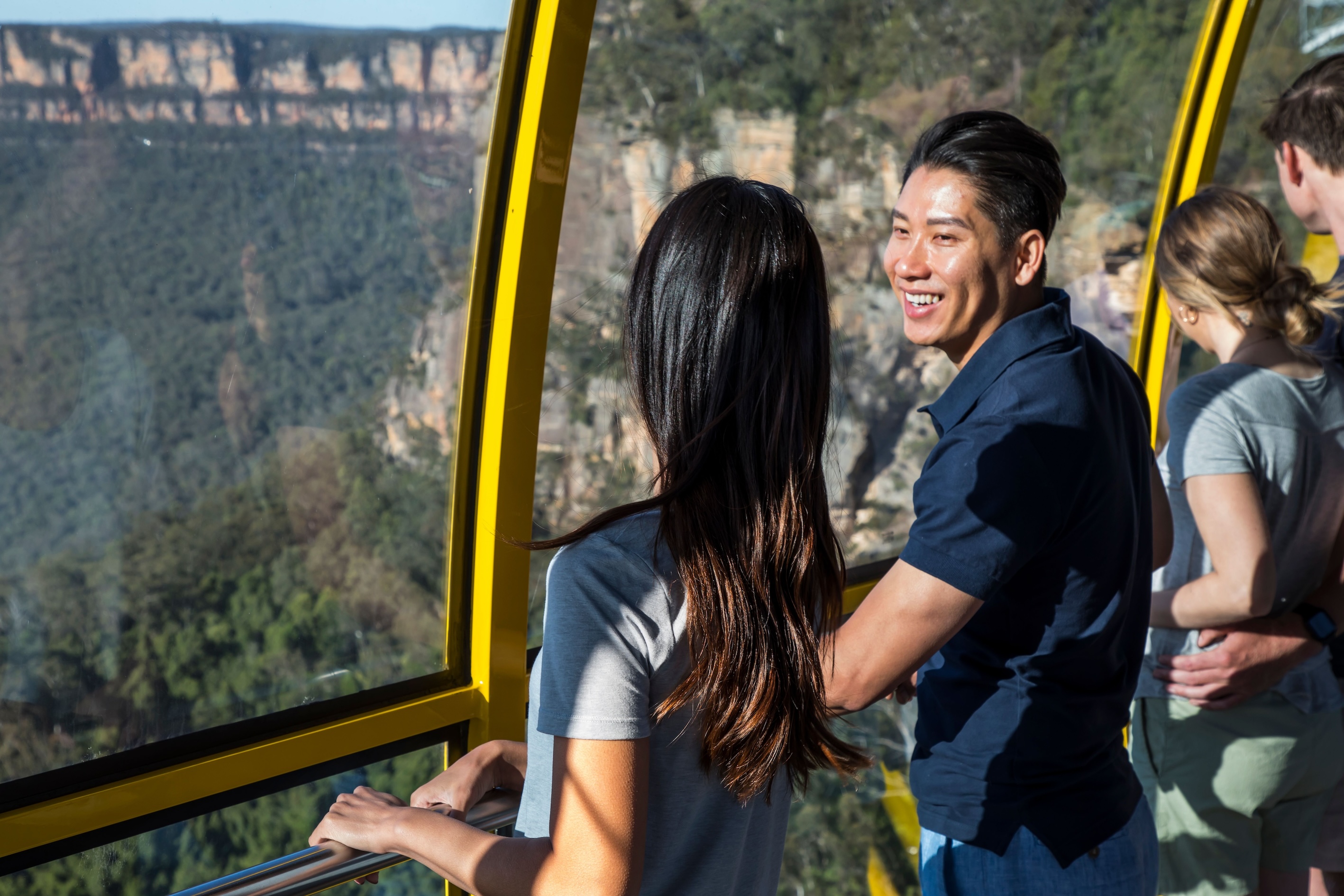 Enjoy the most incredible views of the National Park from Scenic World. Photo credit: Destination NSW