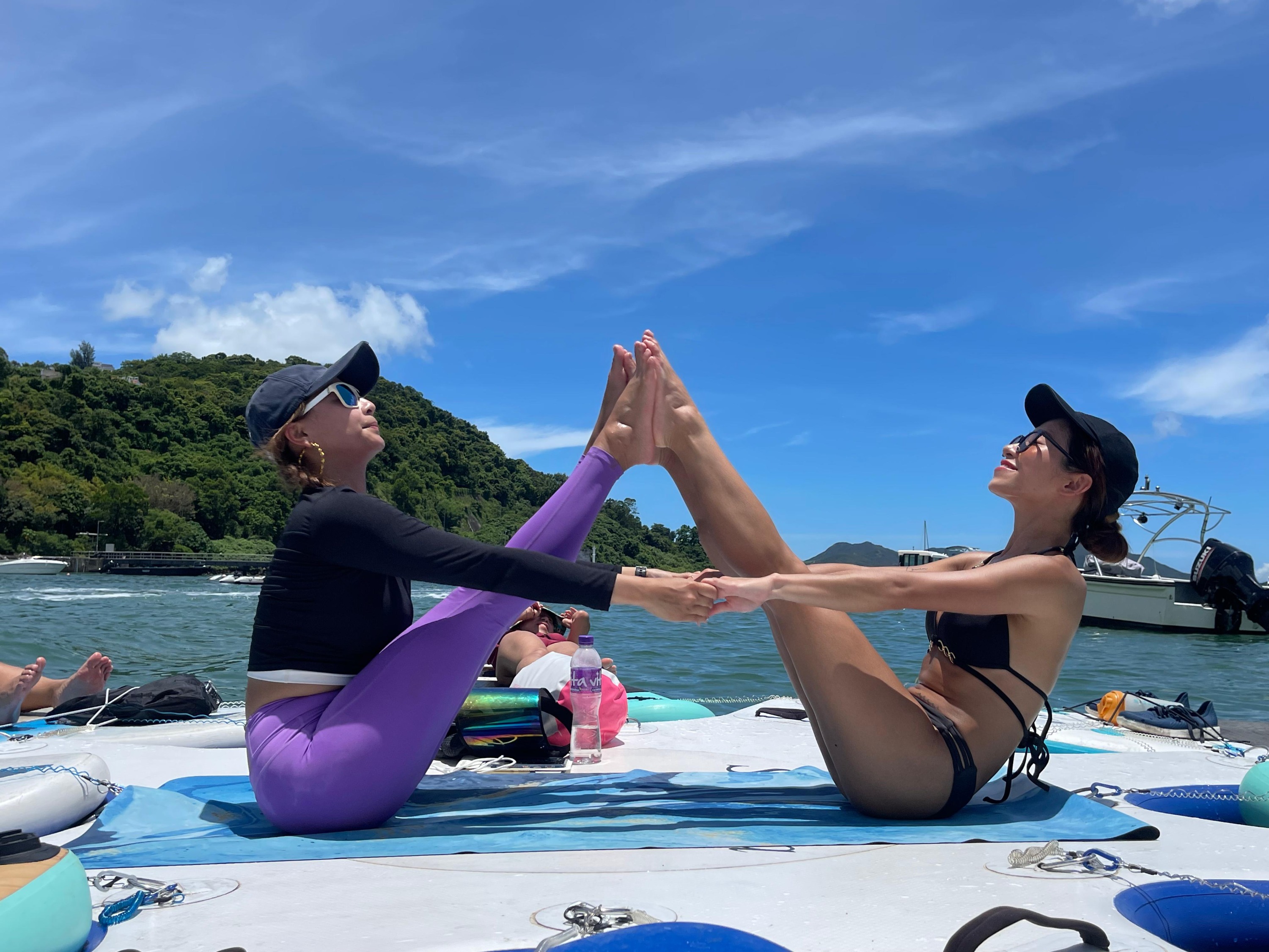 AQUALAND Sai King's Exclusive SUP YOGA Sea Dream Experience | Water Stand-up Yoga