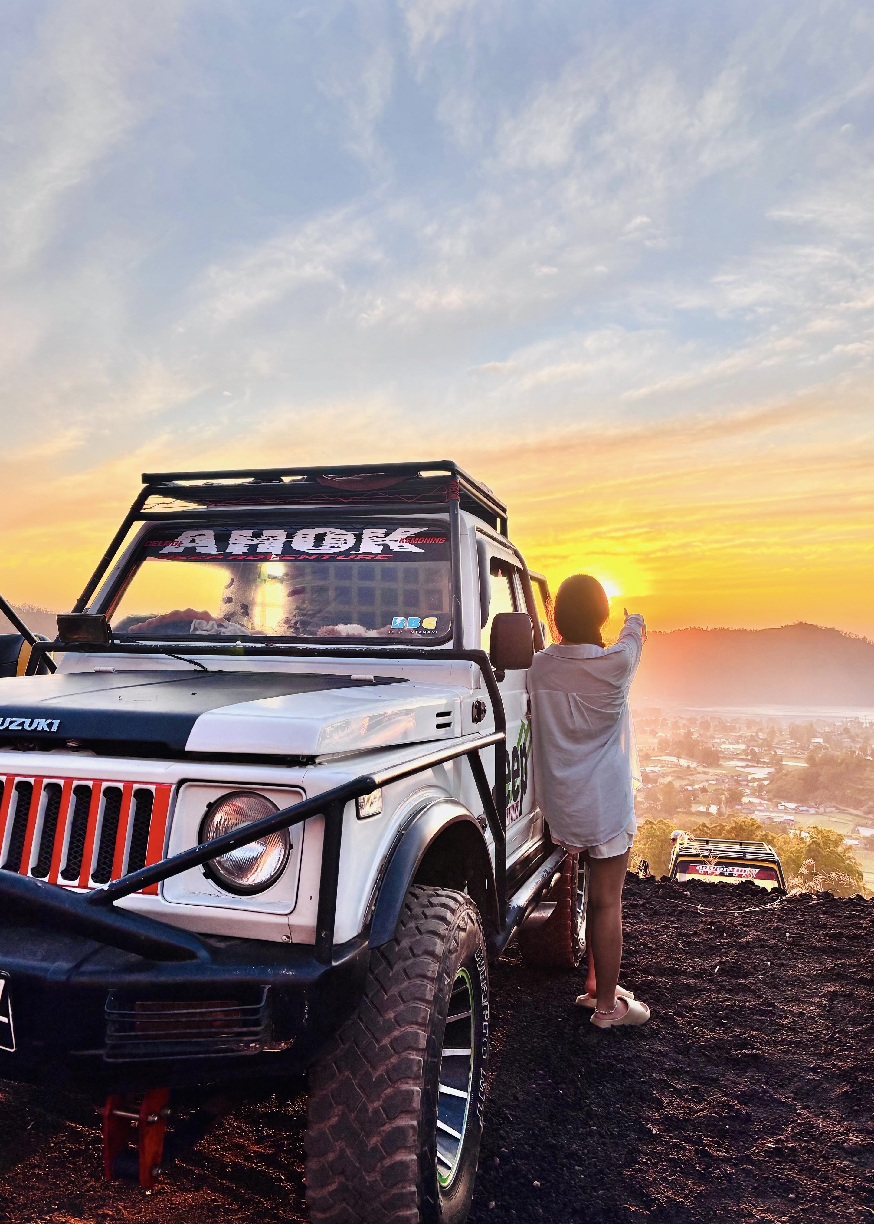 在巴杜爾火山欣賞令人驚嘆的日出美景