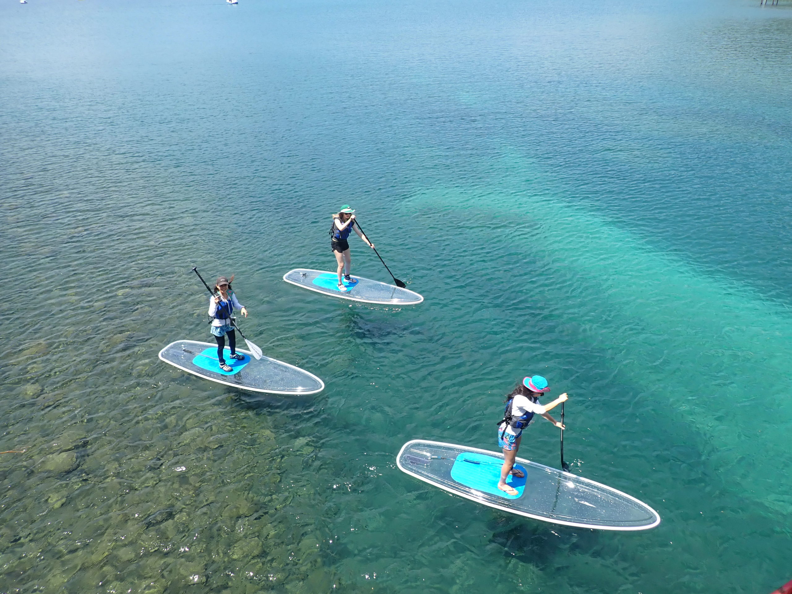 北海道支笏湖SUP站立式划槳體驗