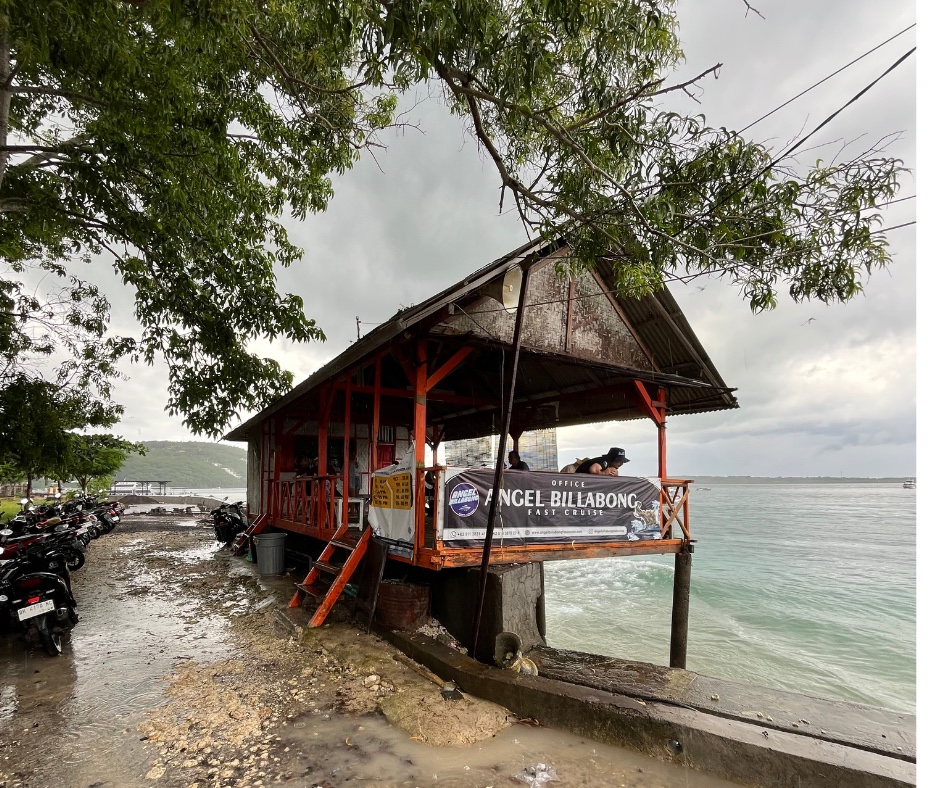 Panca Pandawa redemption counter in Penida