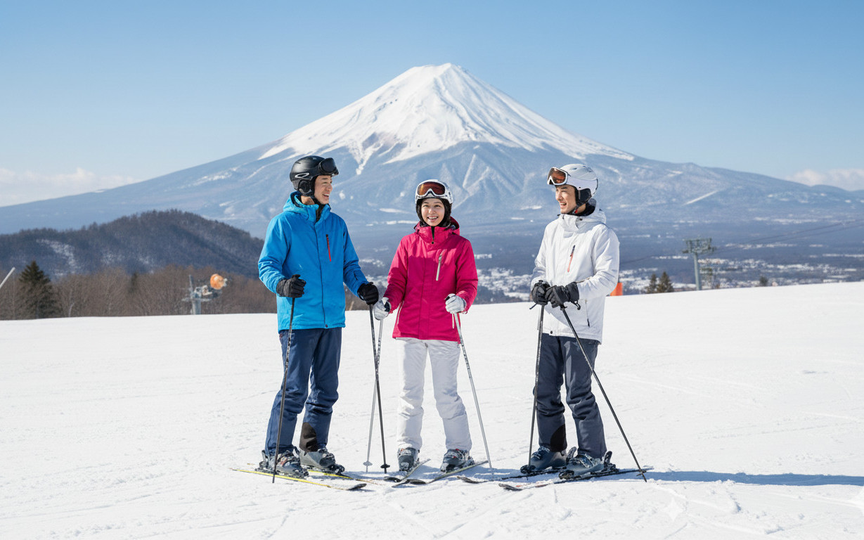 Fujiyama Snow Resort Yeti - Beginner Lesson & Snow Fun from Tokyo