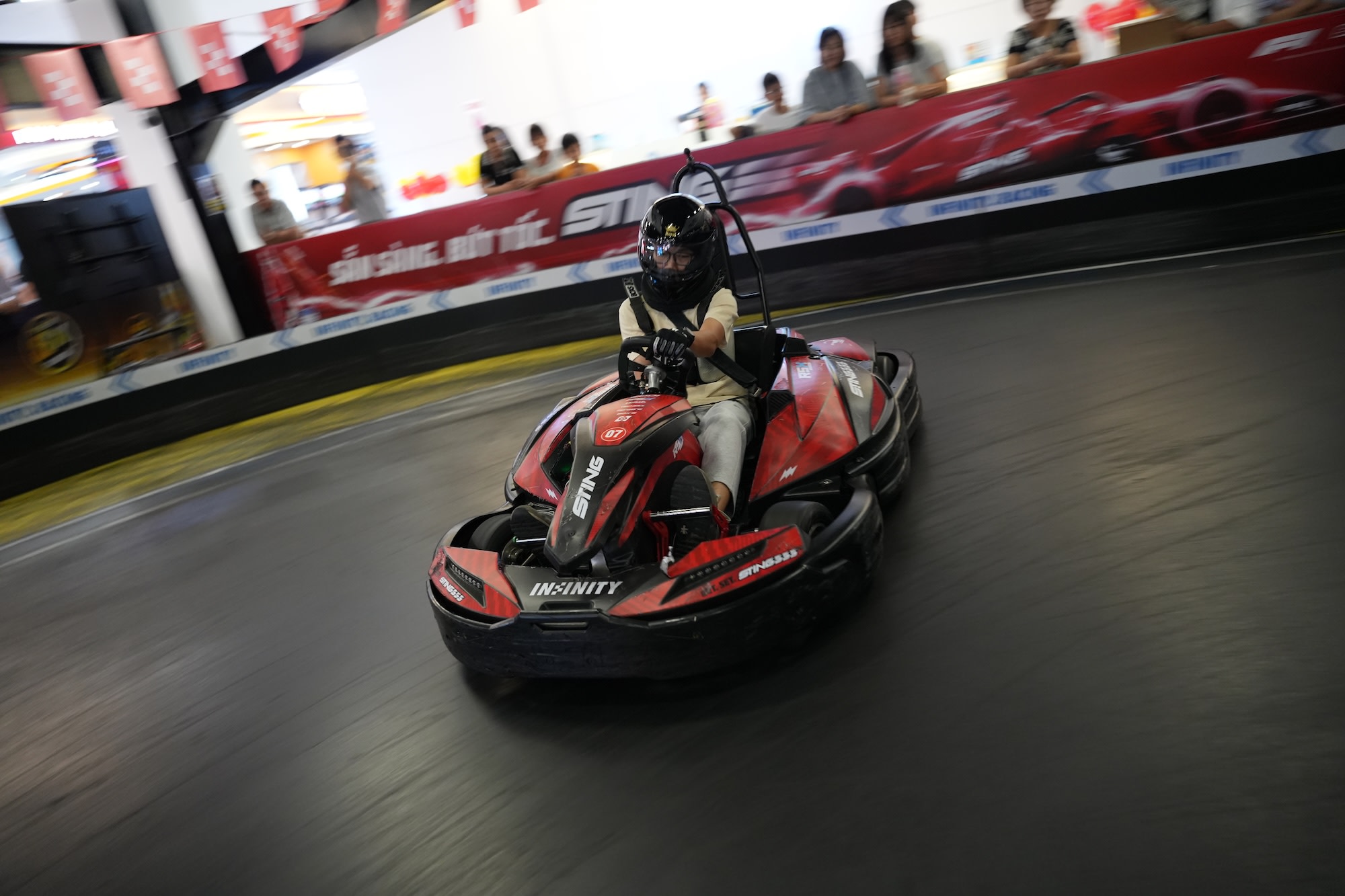 Indoor Go Karting at Infinity Racing, Ho Chi Minh City
