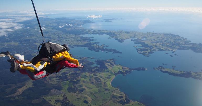Tandem Skydiving Experience in the Bay of Islands