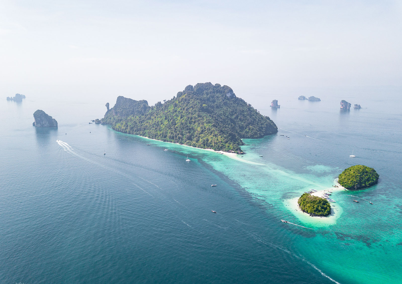 Krabi 4 Islands Day Tour with Snorkeling & Island Hopping