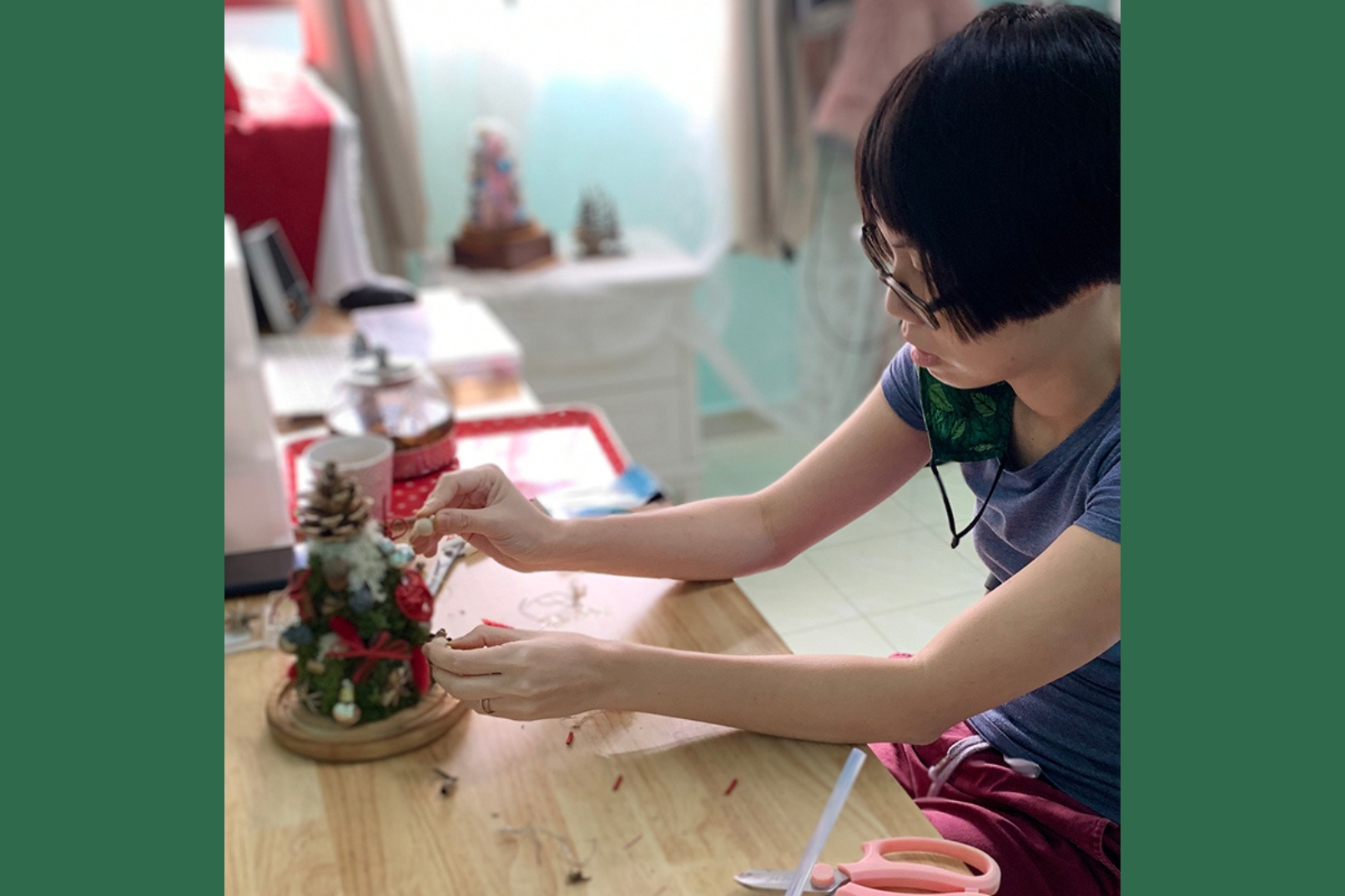 Glass Dome工作室聖誕樹製作體驗