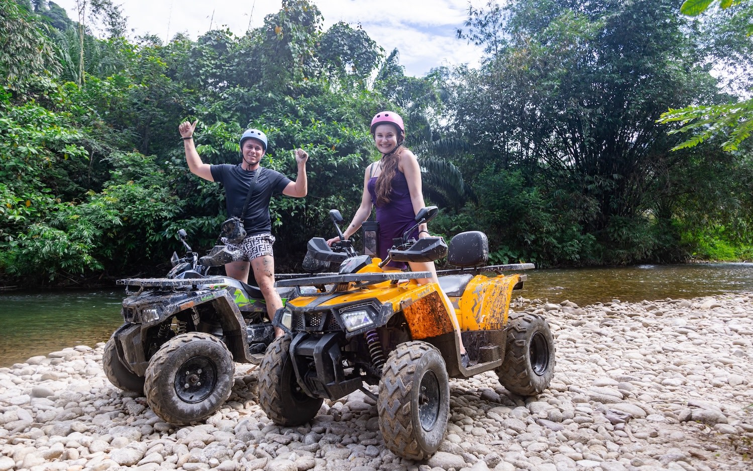Khao Lak: ATV, Elephant Sanctuary, and River Tubing Tour