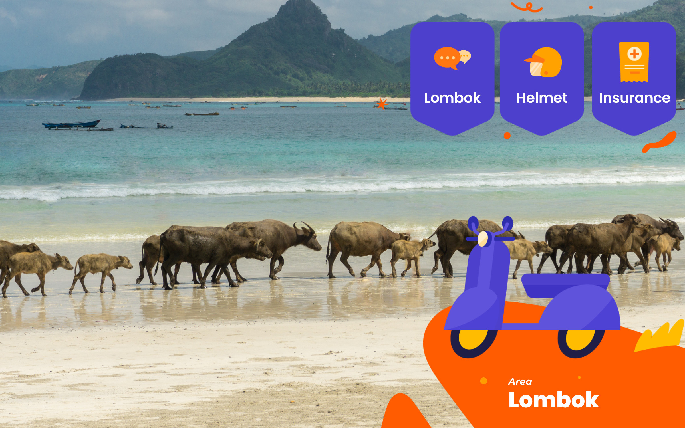 Scooter & Motorbike Rental in Lombok