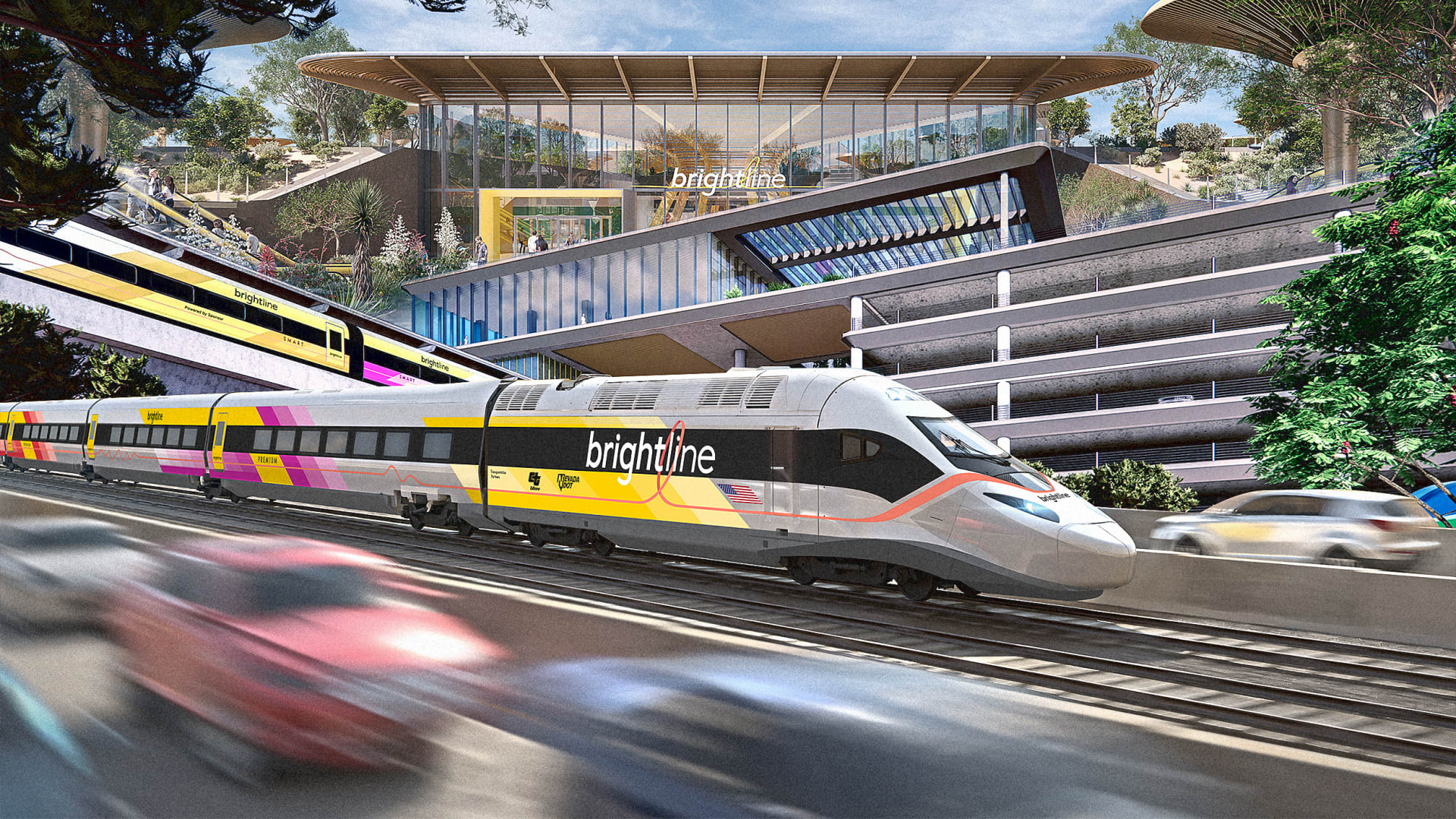 要搭乘 Amtrak 還是 Brightline？選擇您的路線，登上列車，盡情欣賞沿途風光。